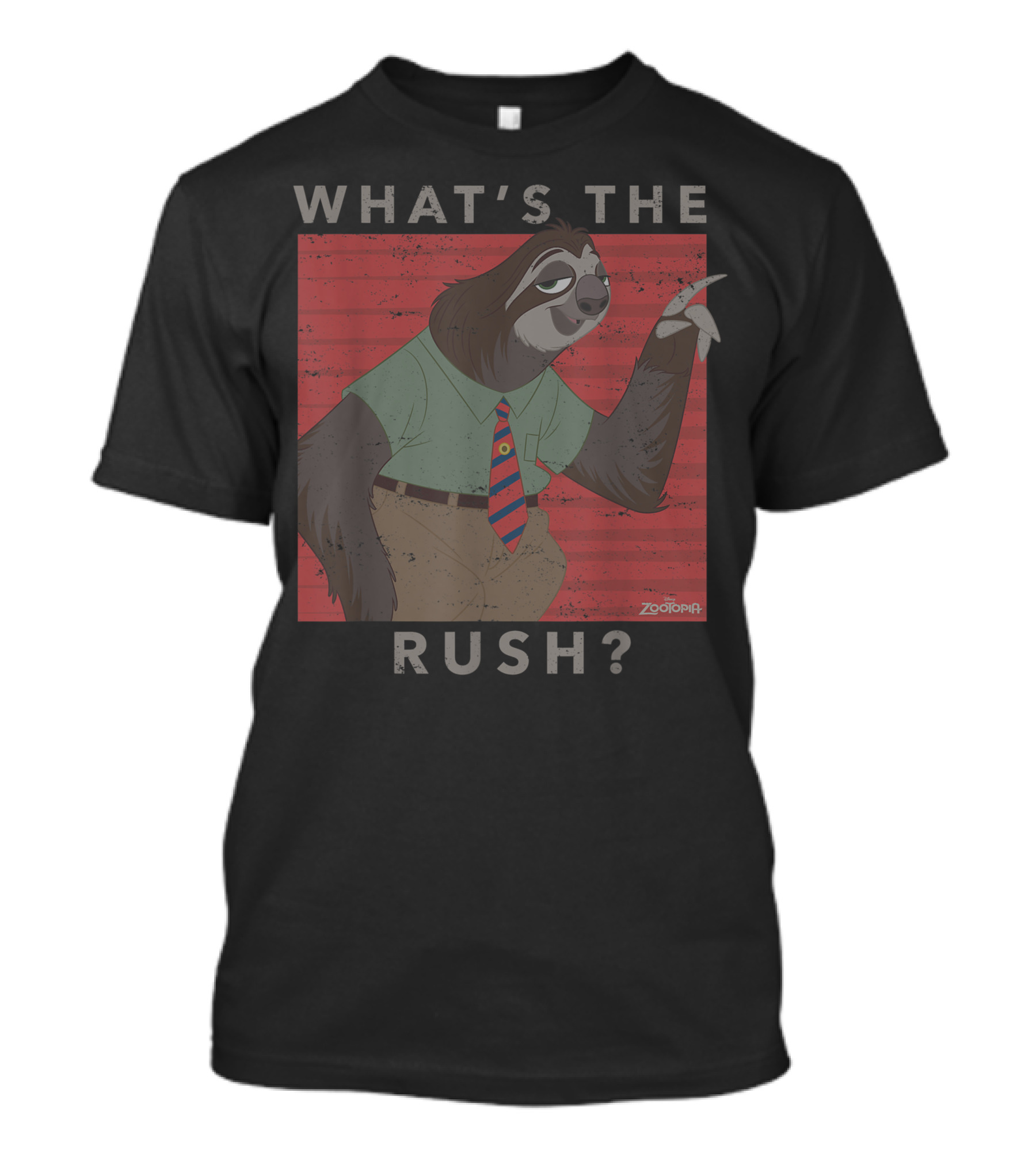 Zootopia Flash What's The Rush Sloth Pose Disney T-Shirt