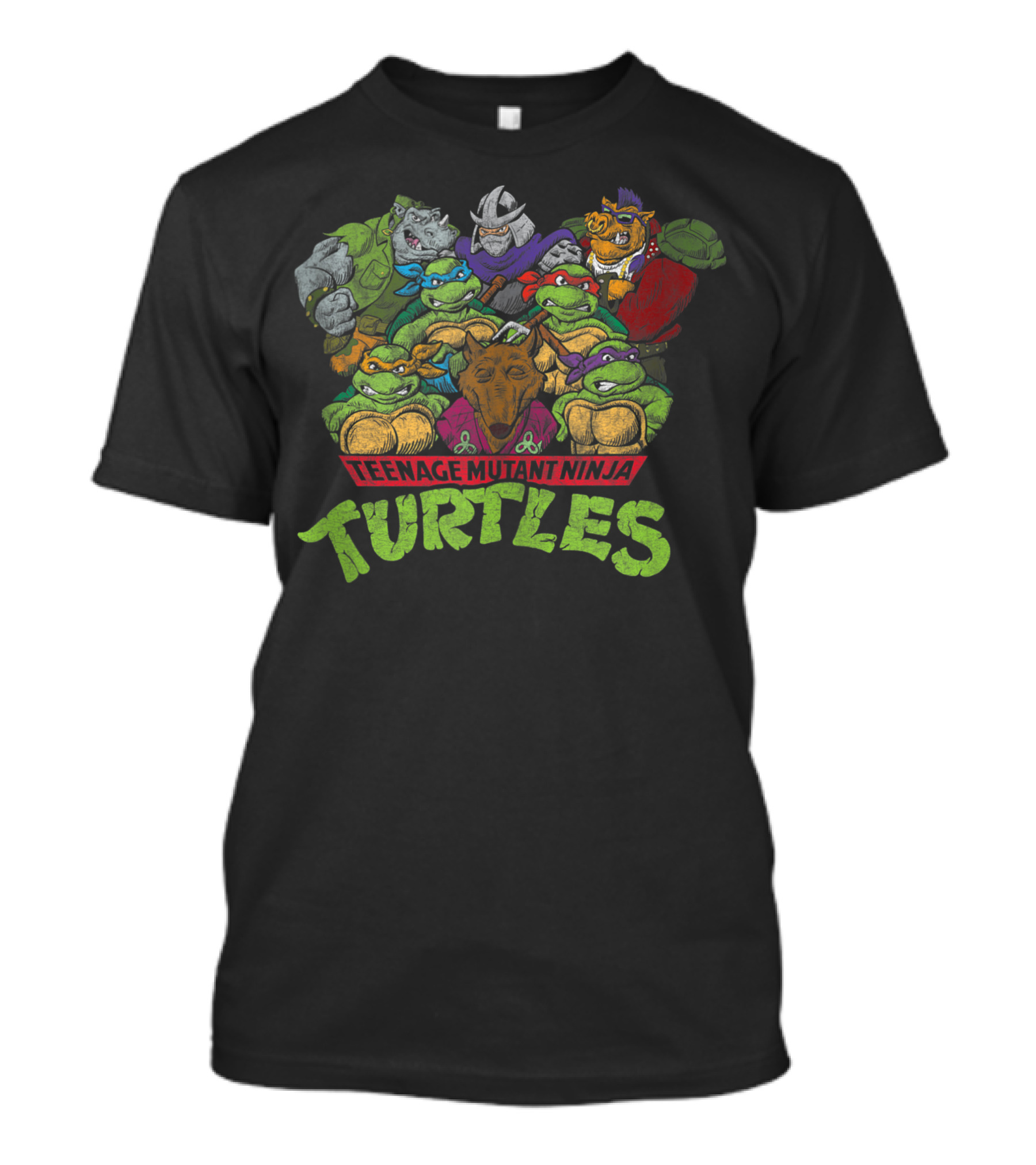Teenage Mutant Ninja Turtles All Characters And Villains T-Shirt