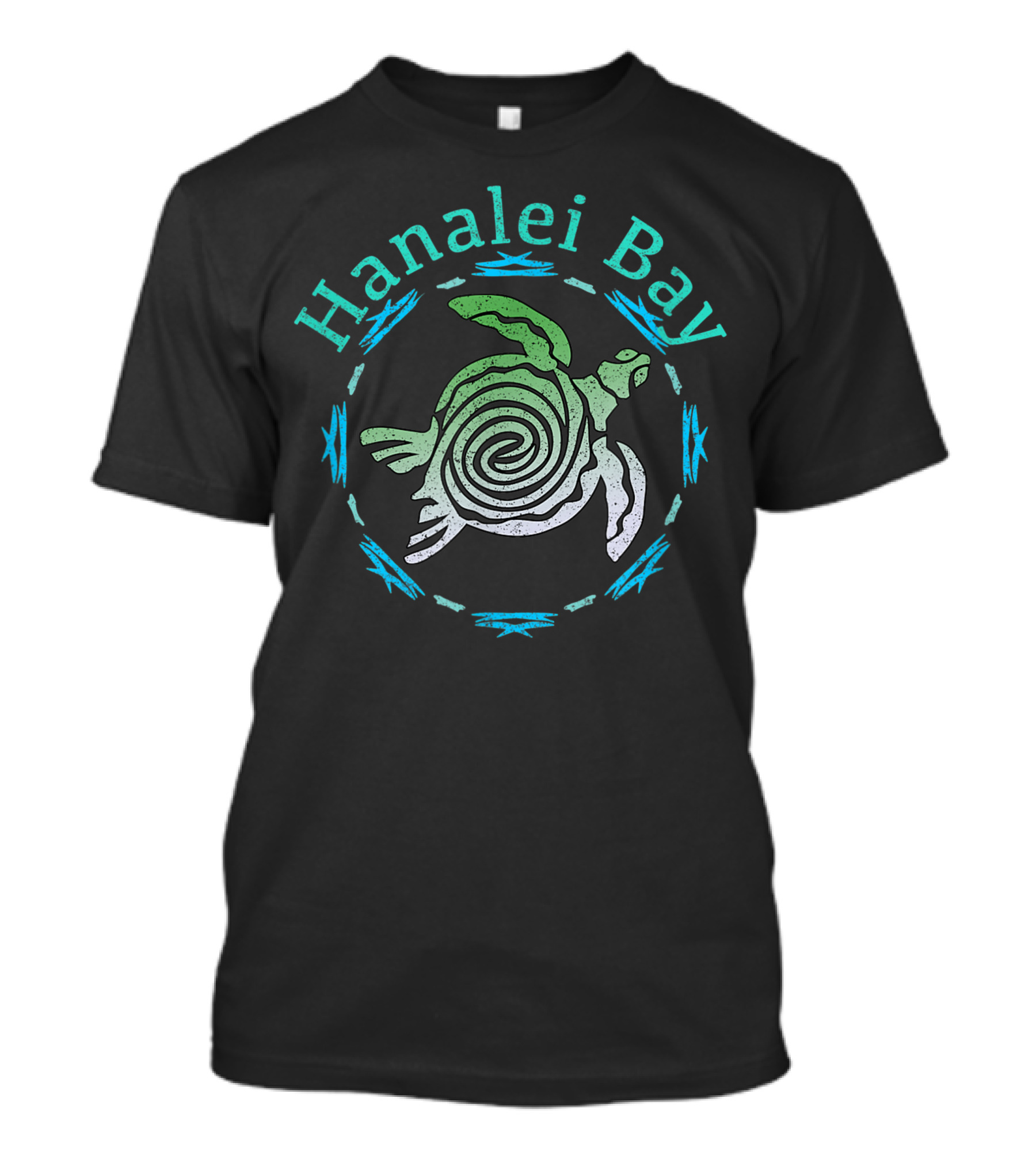 Hanalei Bay Spiral Tribal Turtle T-Shirt