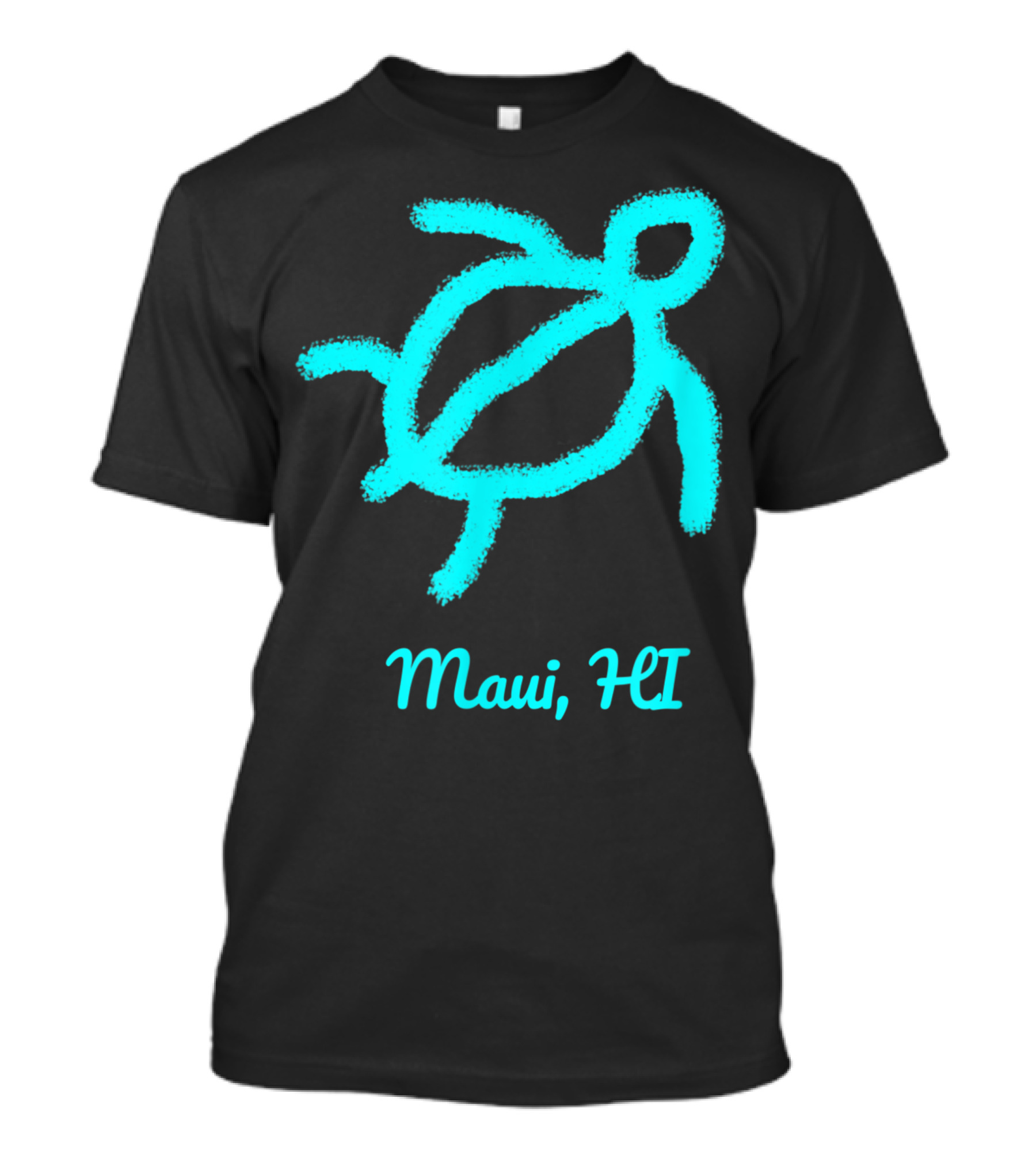Hawaiian Turtle Maui HI T-Shirt