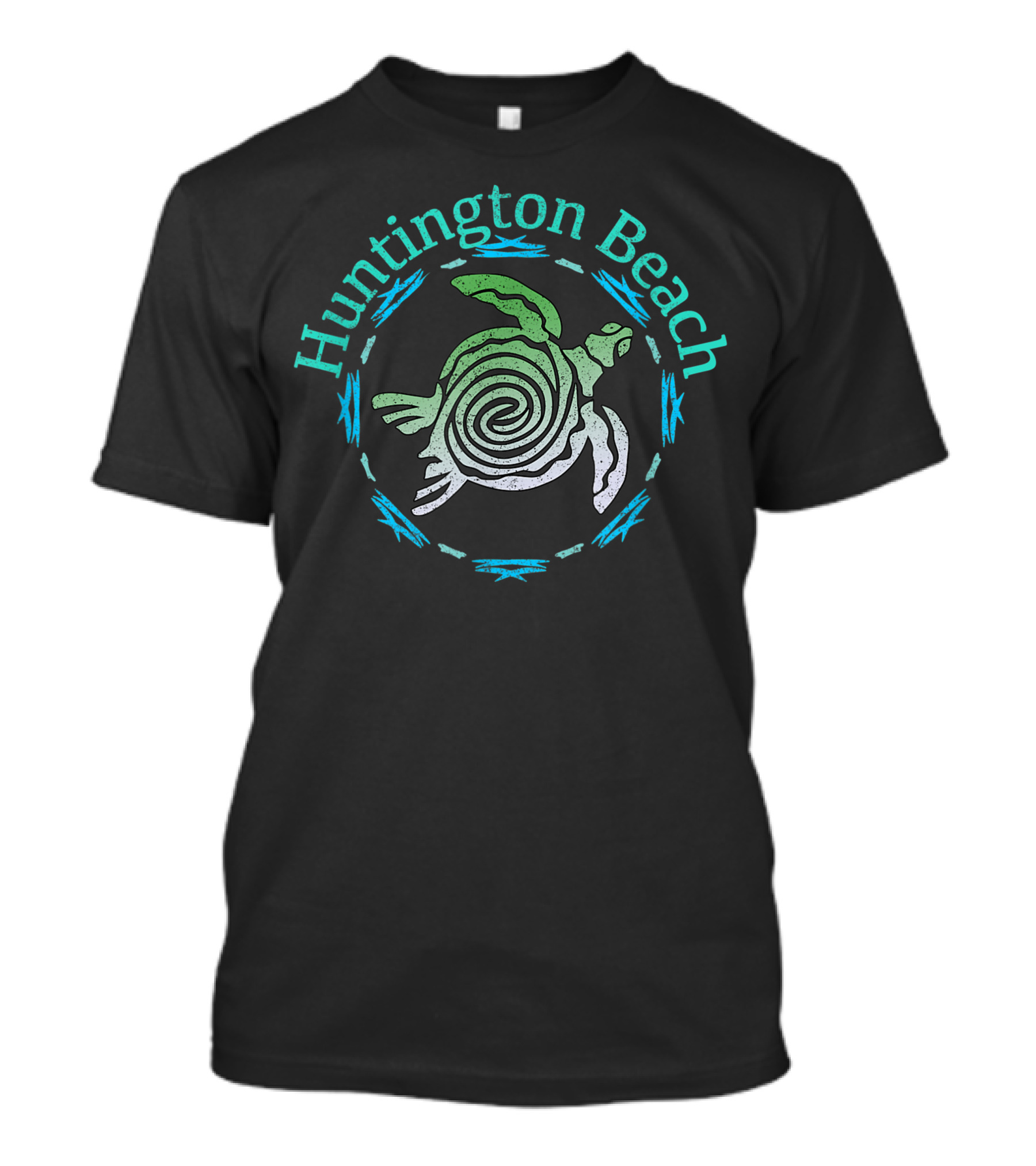 Huntington Beach Tribal Turtle T-Shirt