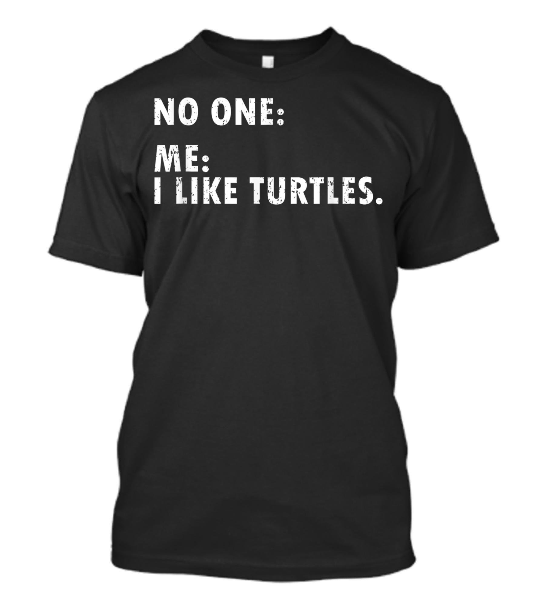 No One Me I Like Turtles For Turtle Owner Pet Animal Friend T-Shirt