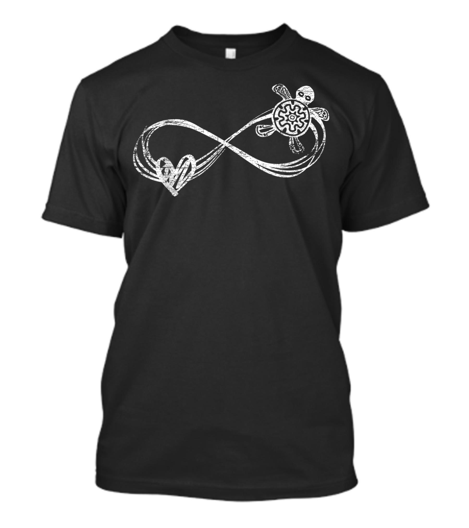 Infinity Love Heart Turtle T-Shirt
