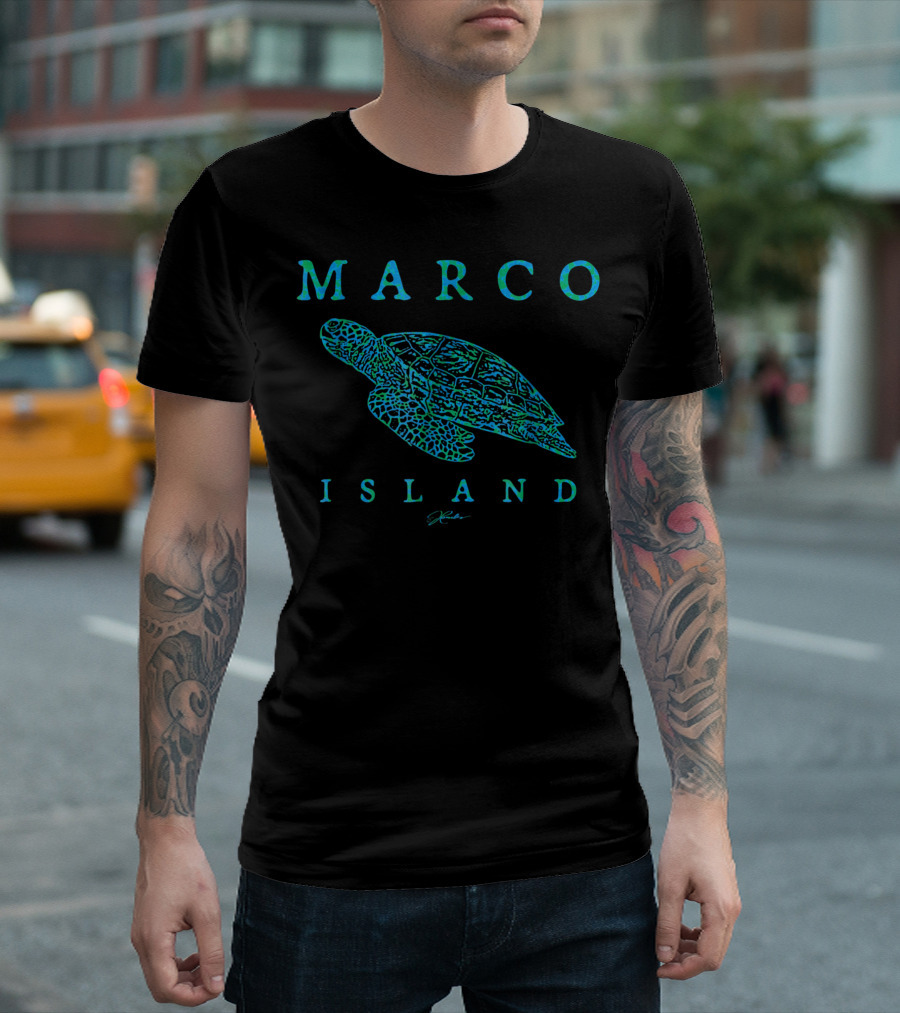 Marco Island Sea Turtle Jcombs Gliding T-Shirt
