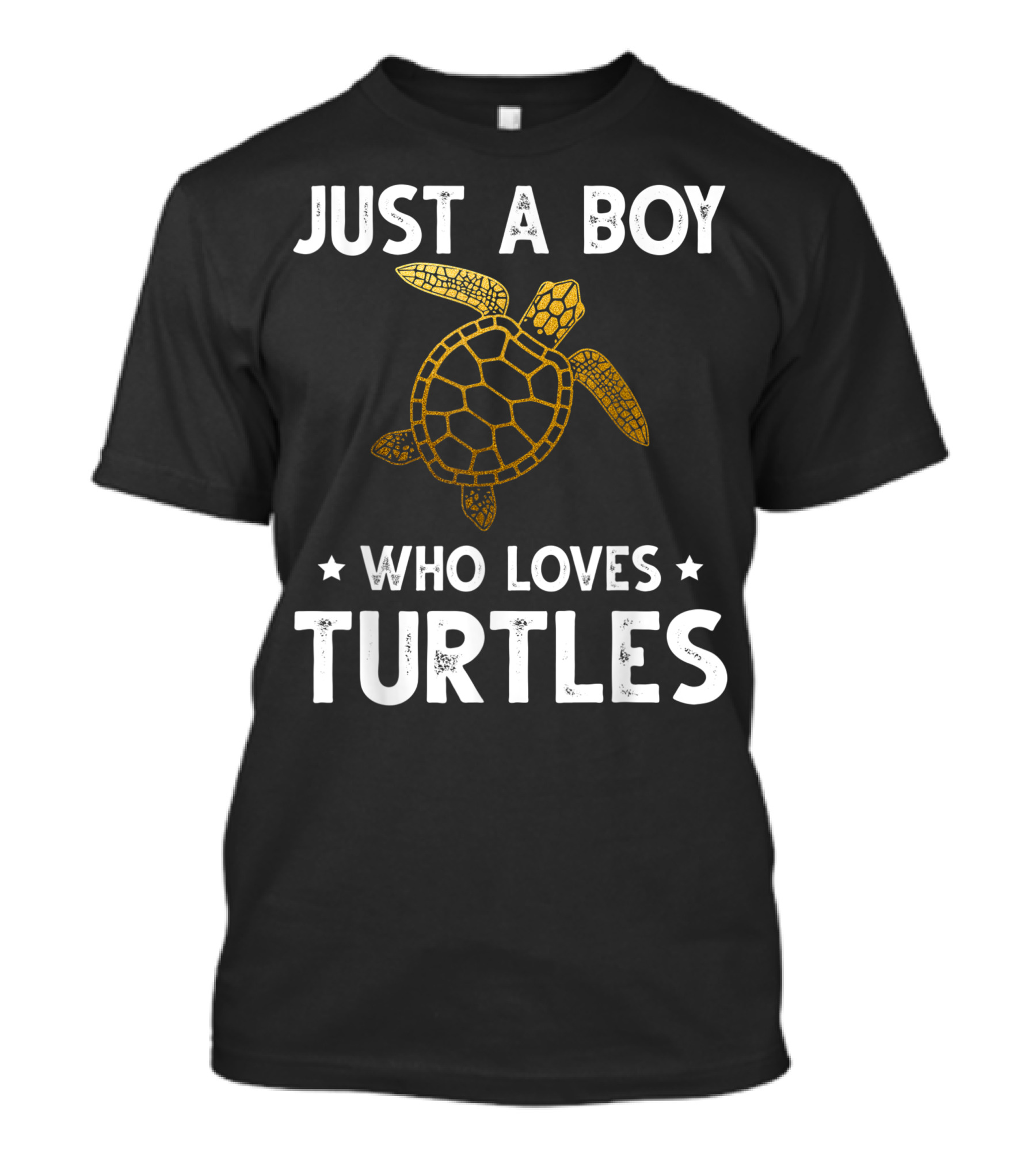 Just A Boy Who Loves Turtles Cute Animals Lovers T-Shirt