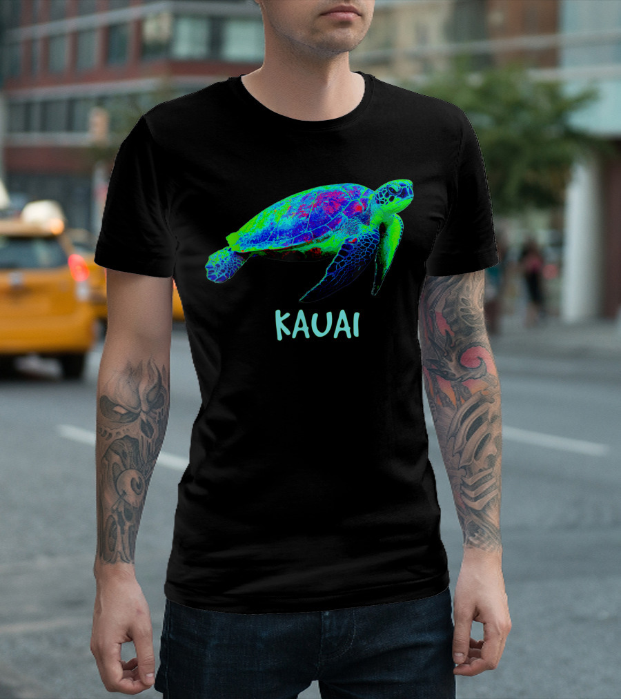 Kauai Hawaii Sea Turtles Ocean Conservation Hawaiian Islands T-Shirt
