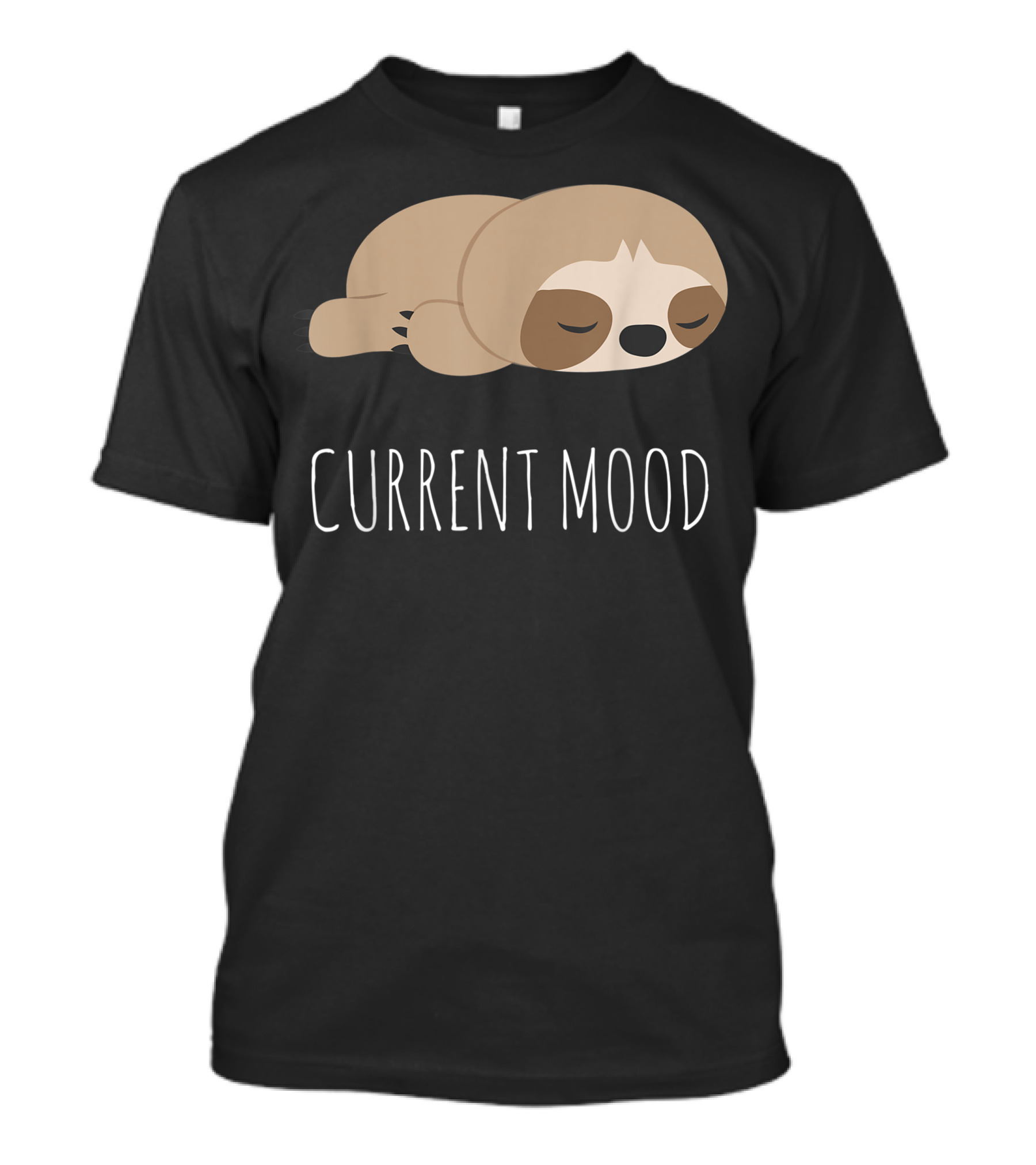 Sloth Current Mood Lazy Sloth Monday Y3 T-Shirt