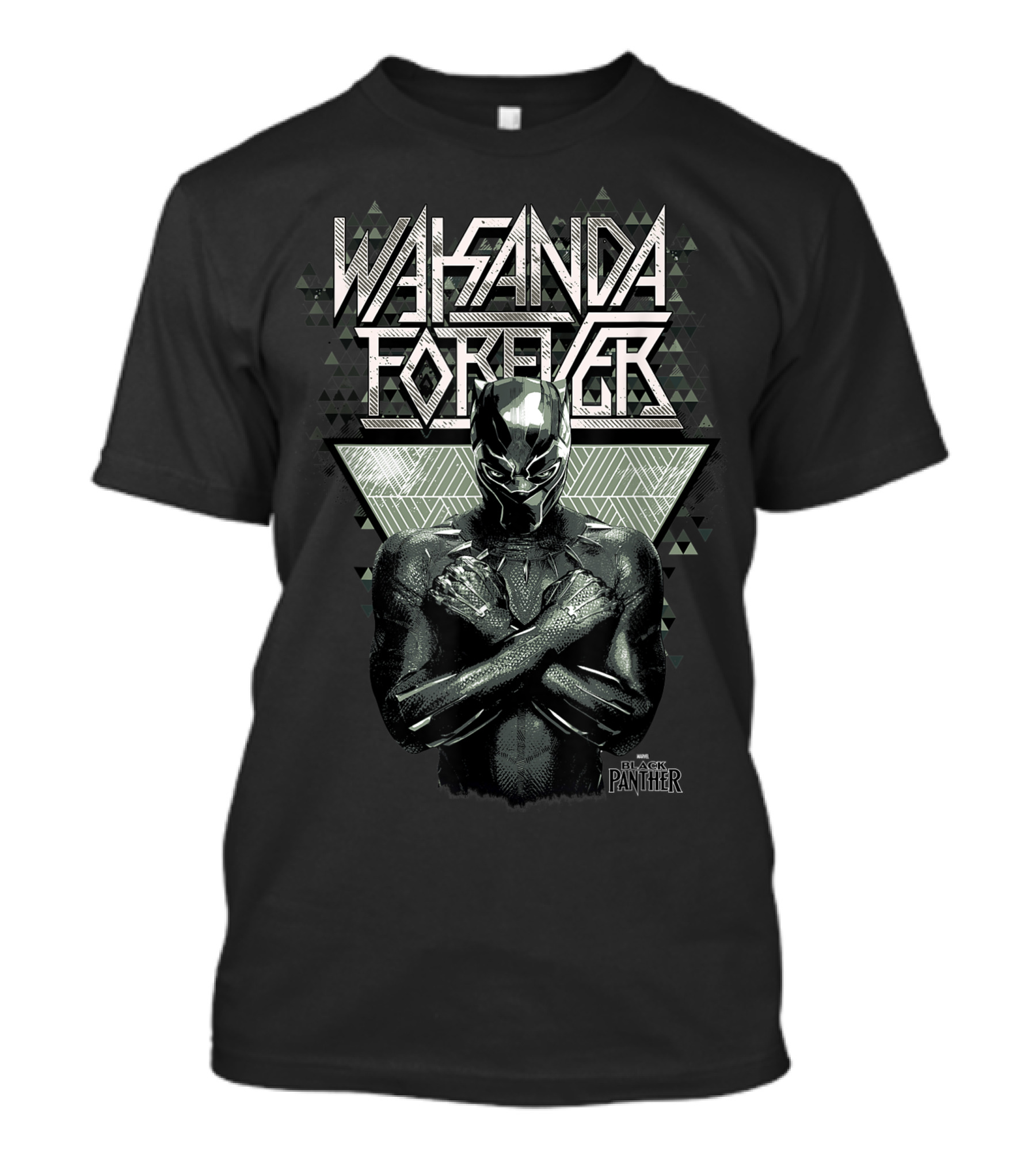 Marvel Black Panther Wakanda Forever Prism Wakanda Salute T-Shirt