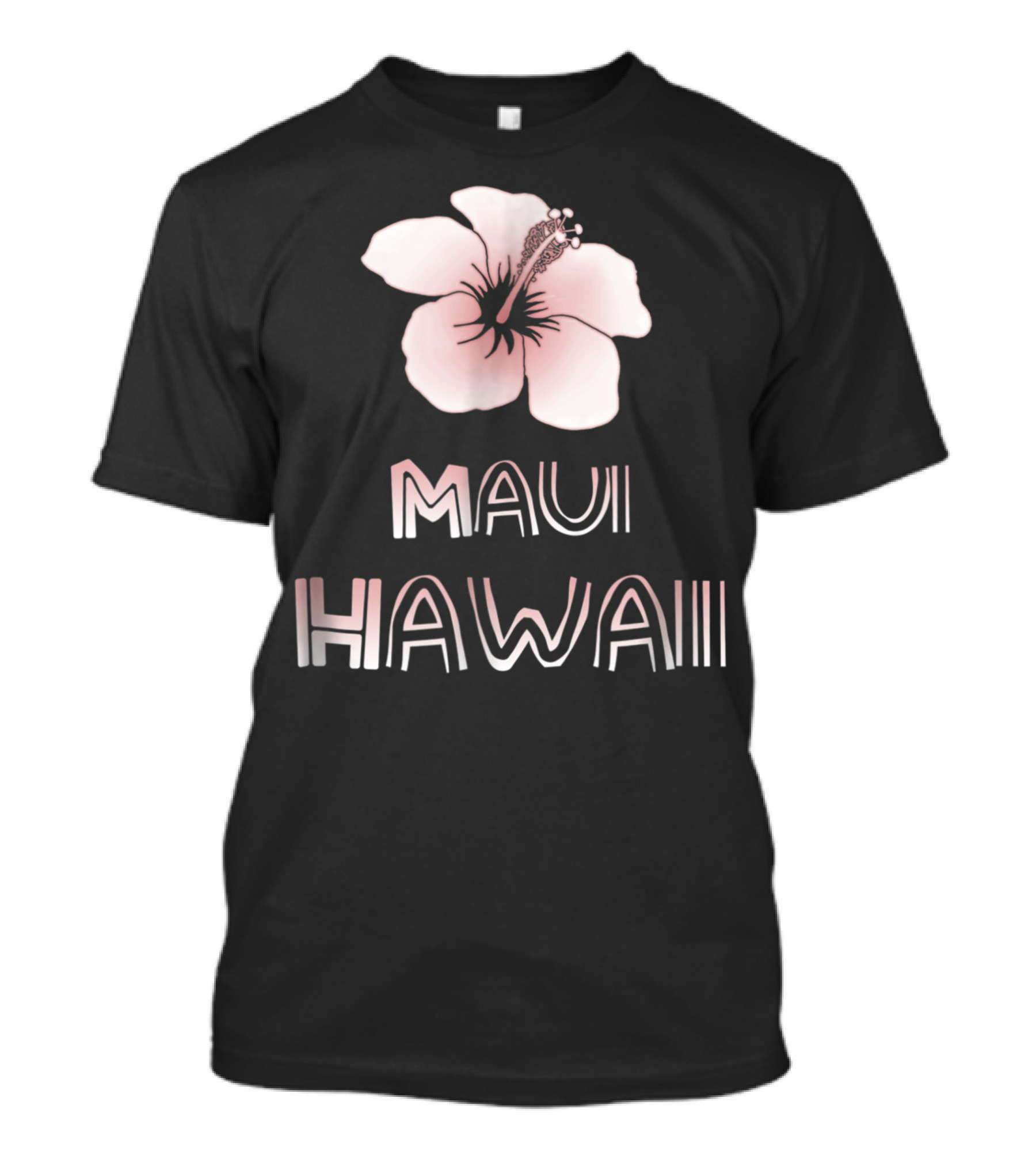 Maui Hawaii Hibiscus Flower T-Shirt