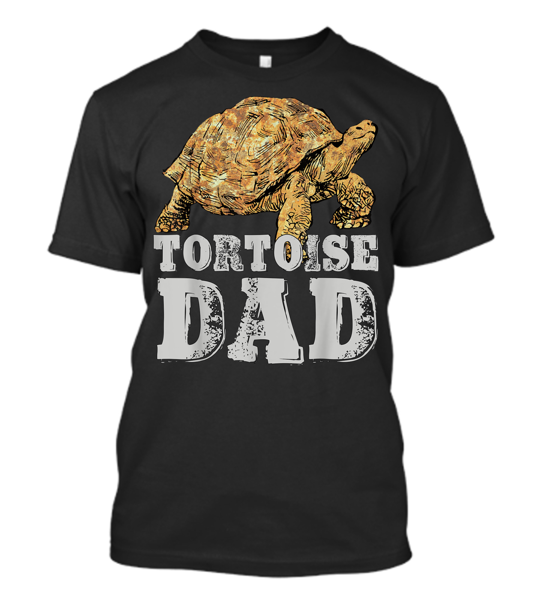 Tortoise Dad African Spurred Sulcata Mens T-Shirt