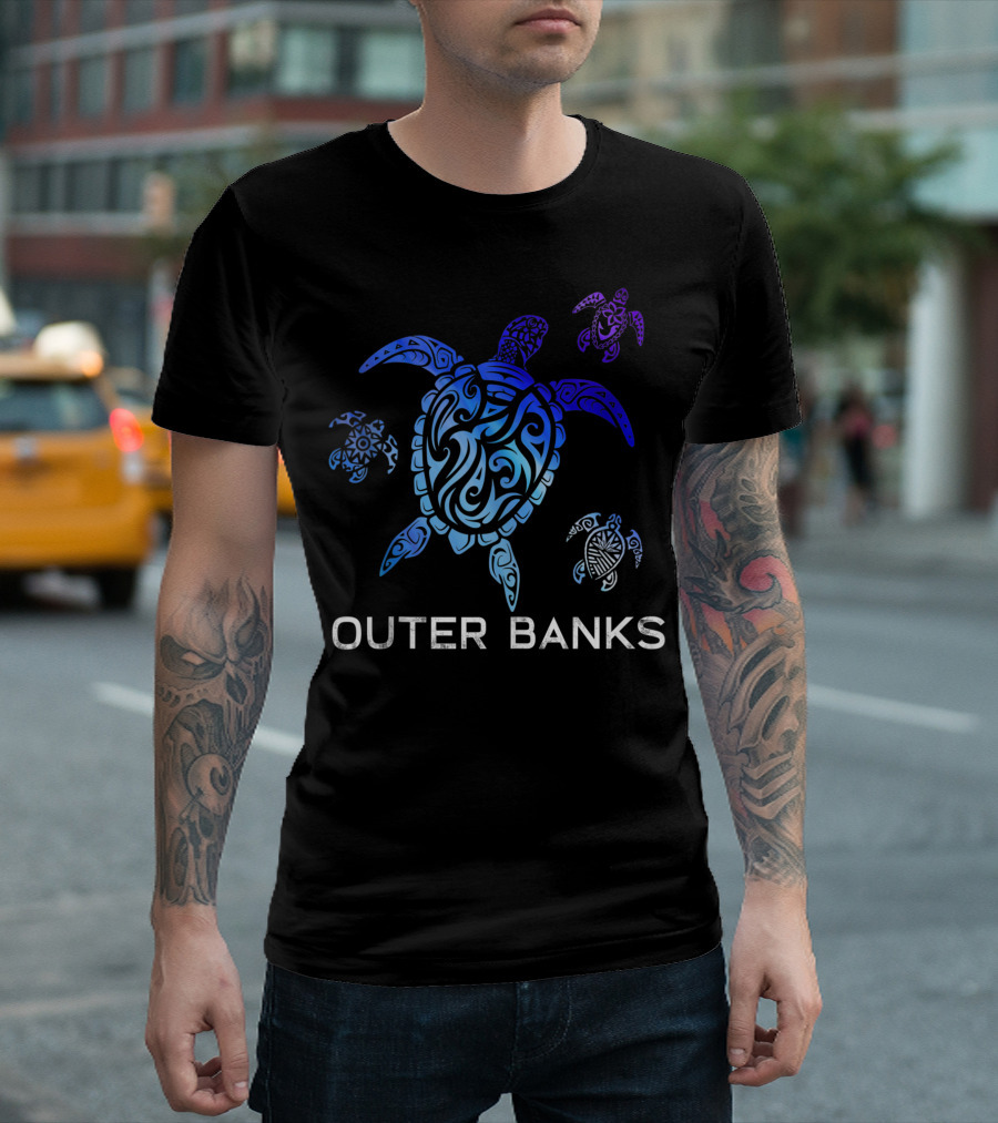 Outer Banks North Carolina Sea Turtle Holiday Vacation T-Shirt