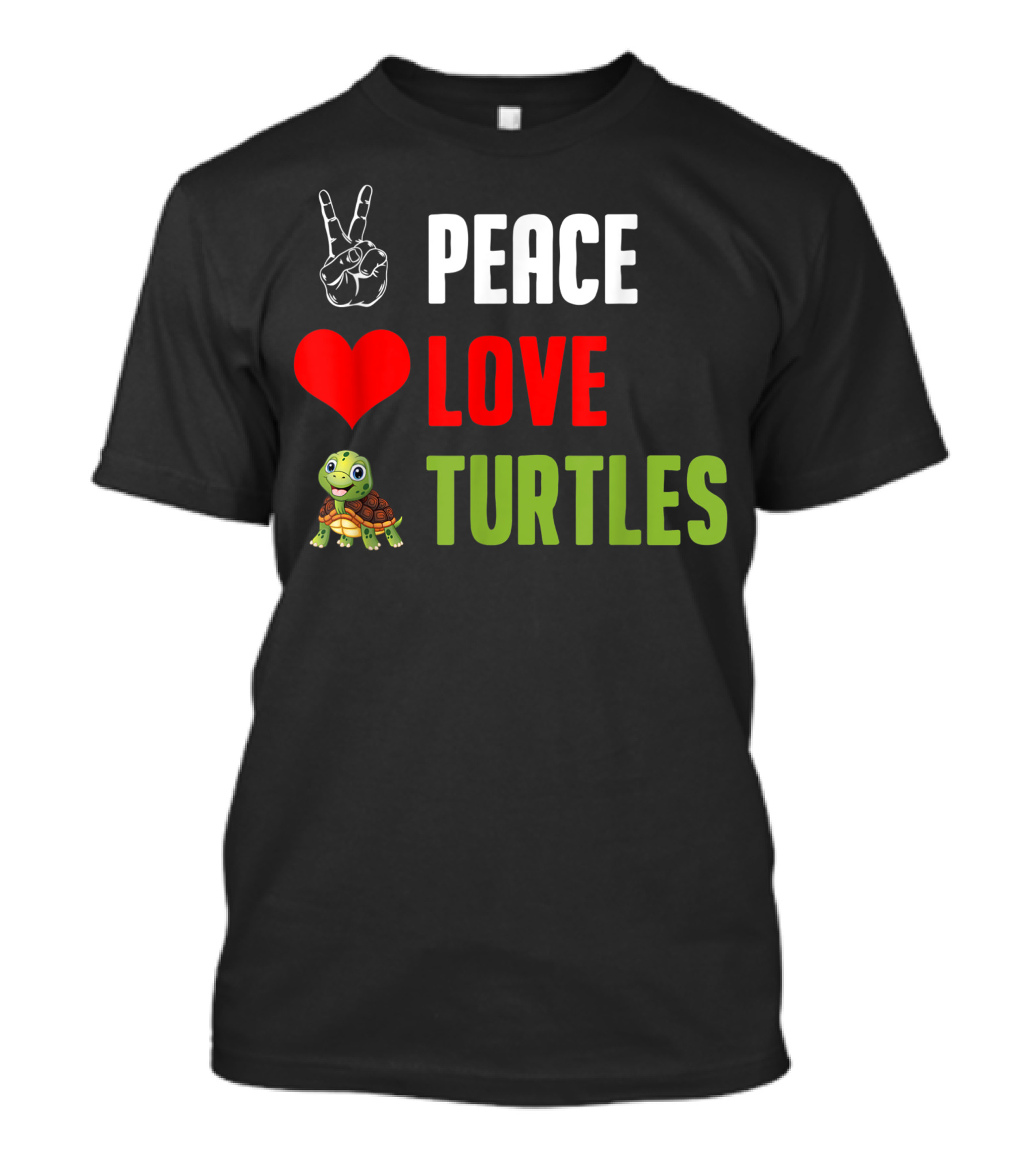Peace Love Turtles Sea Turtle T-Shirt