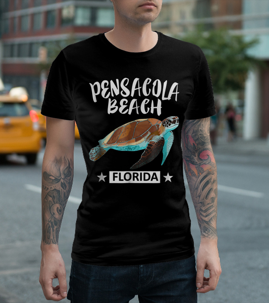 Pensacola Beach Florida Sea Turtle T-Shirt