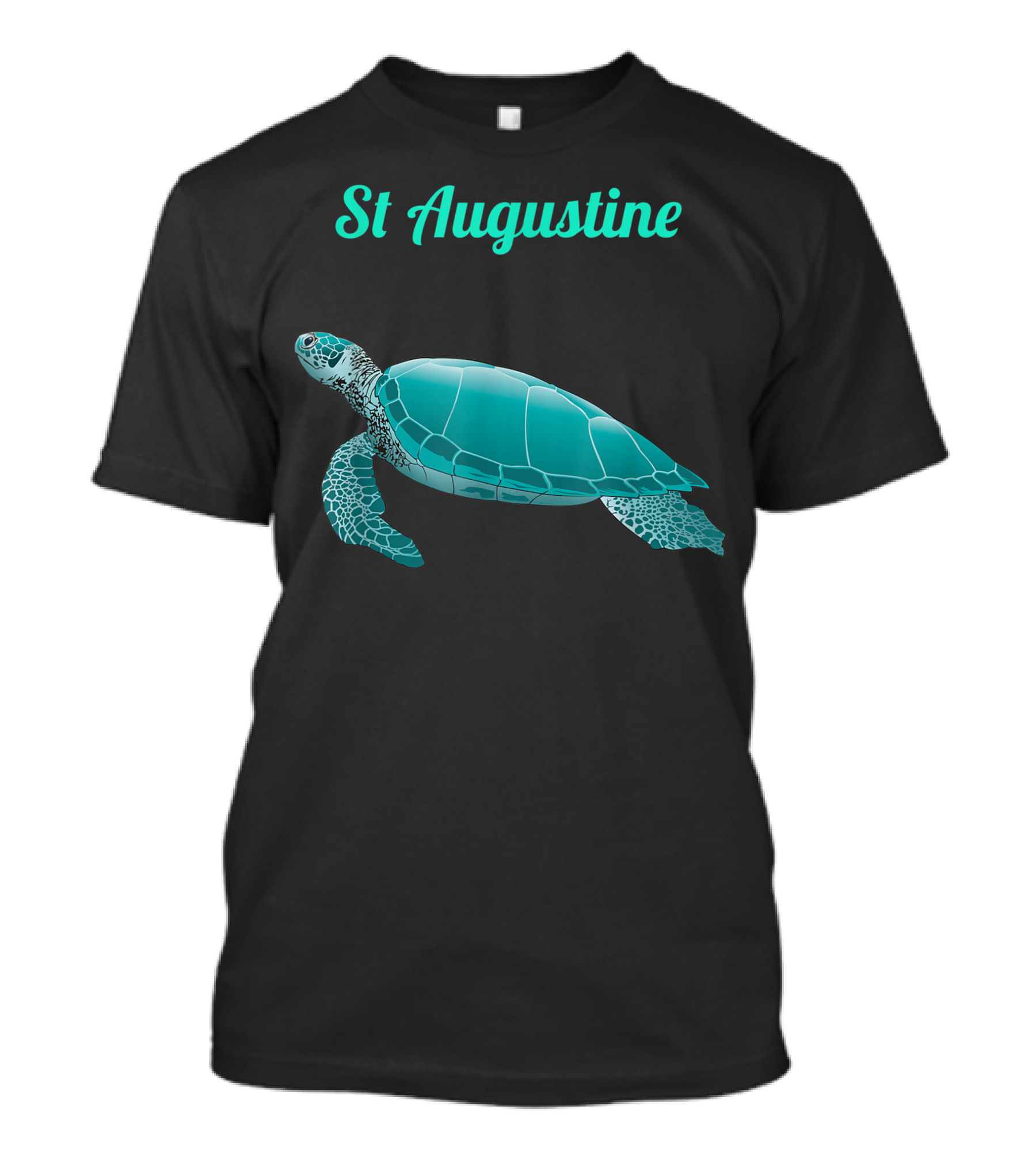 St Augustine Sea Turtle Aquatic Wildlife T-Shirt