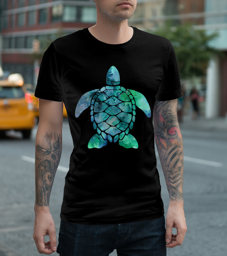 Save The Turtles Ocean Animals Sea Turtle Art Ak T-Shirt