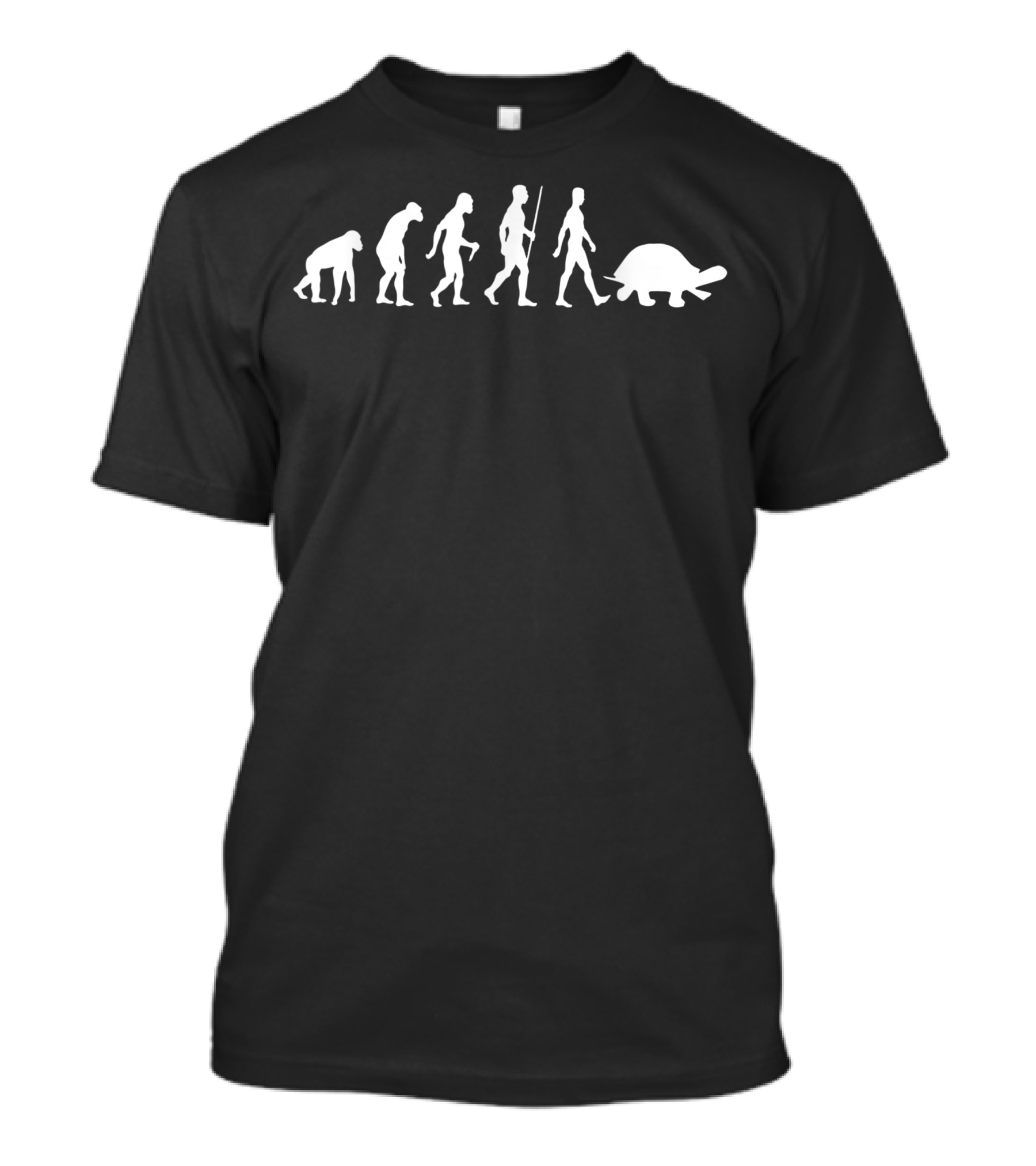 Pet Turtle Evolution Silhouette For Animal Lover T-Shirt