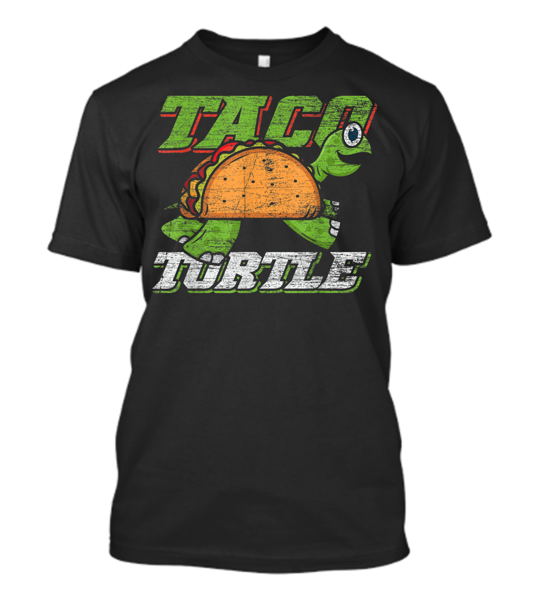 Taco Turtle Funny Cartoon Mashup T-Shirt