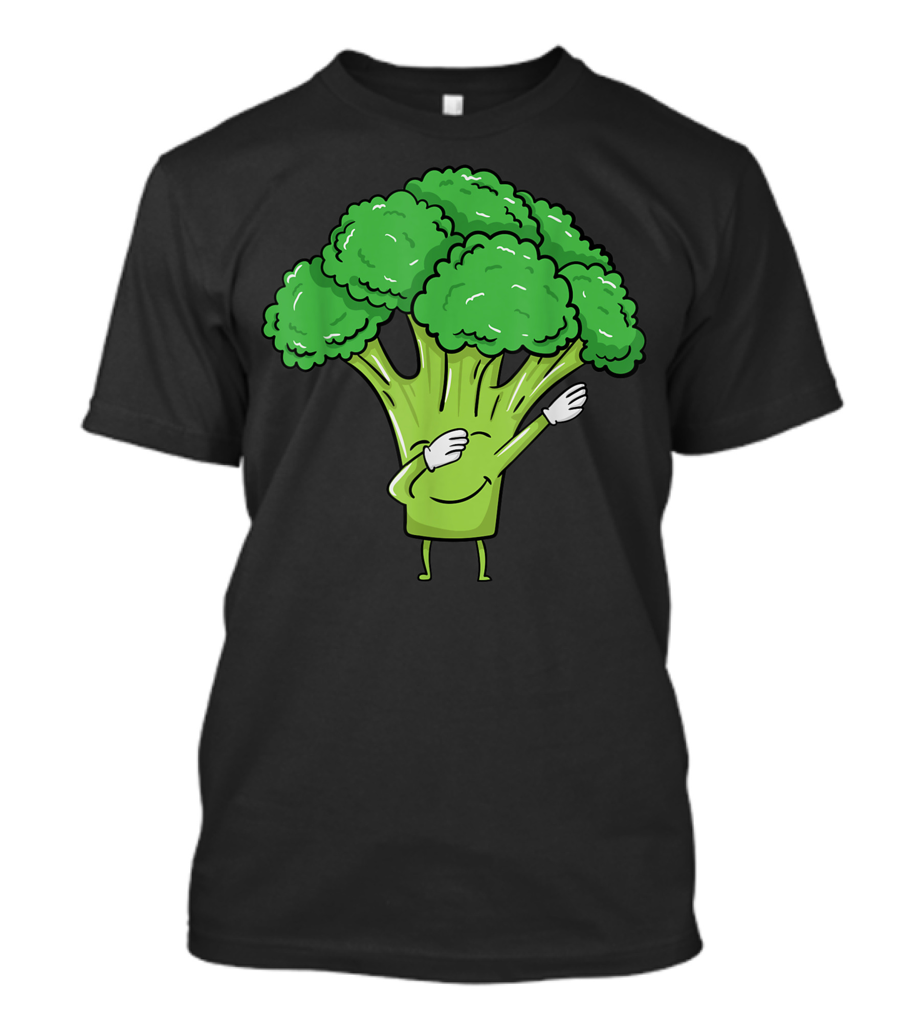 Dabbing Broccoli Lover Vegetable Vegan Keto Funny Dance T-Shirt