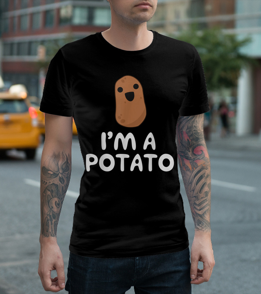 I'm A Potato Happy Vegetable Food Gag T-Shirt