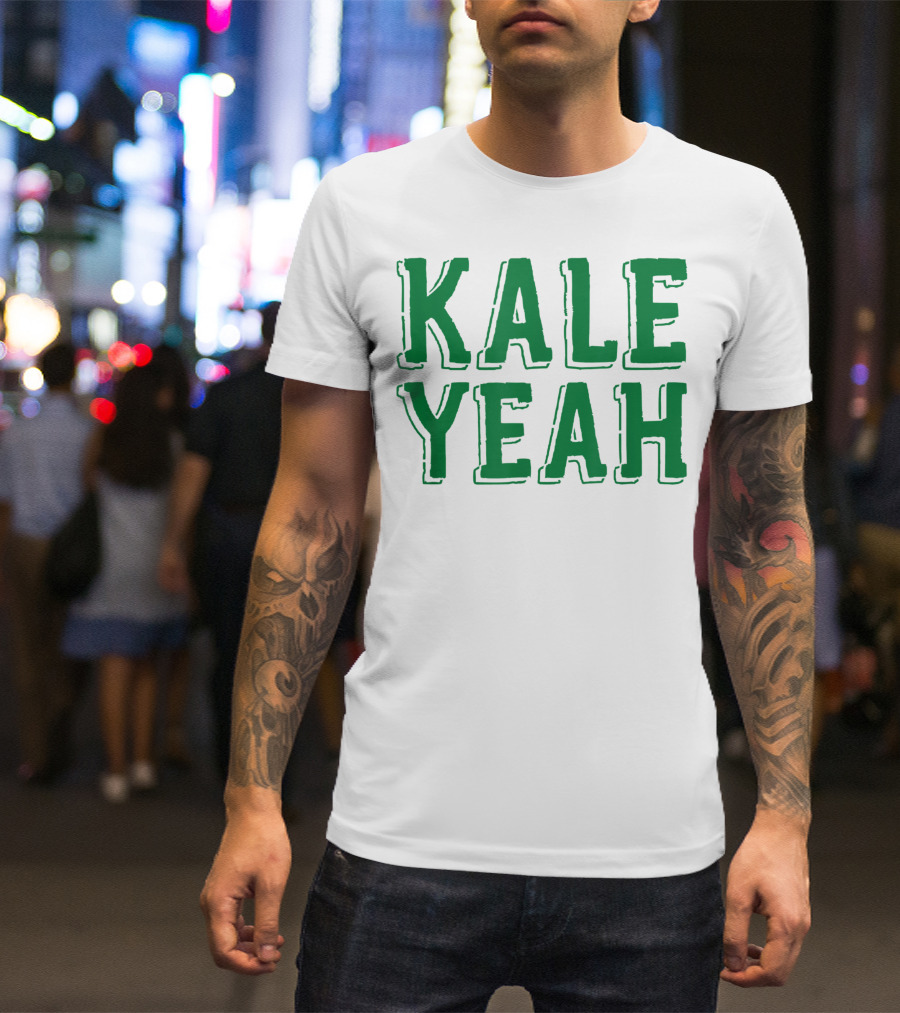 Kale Yeah Vegetarian Vegan Christmas Dad T-Shirt