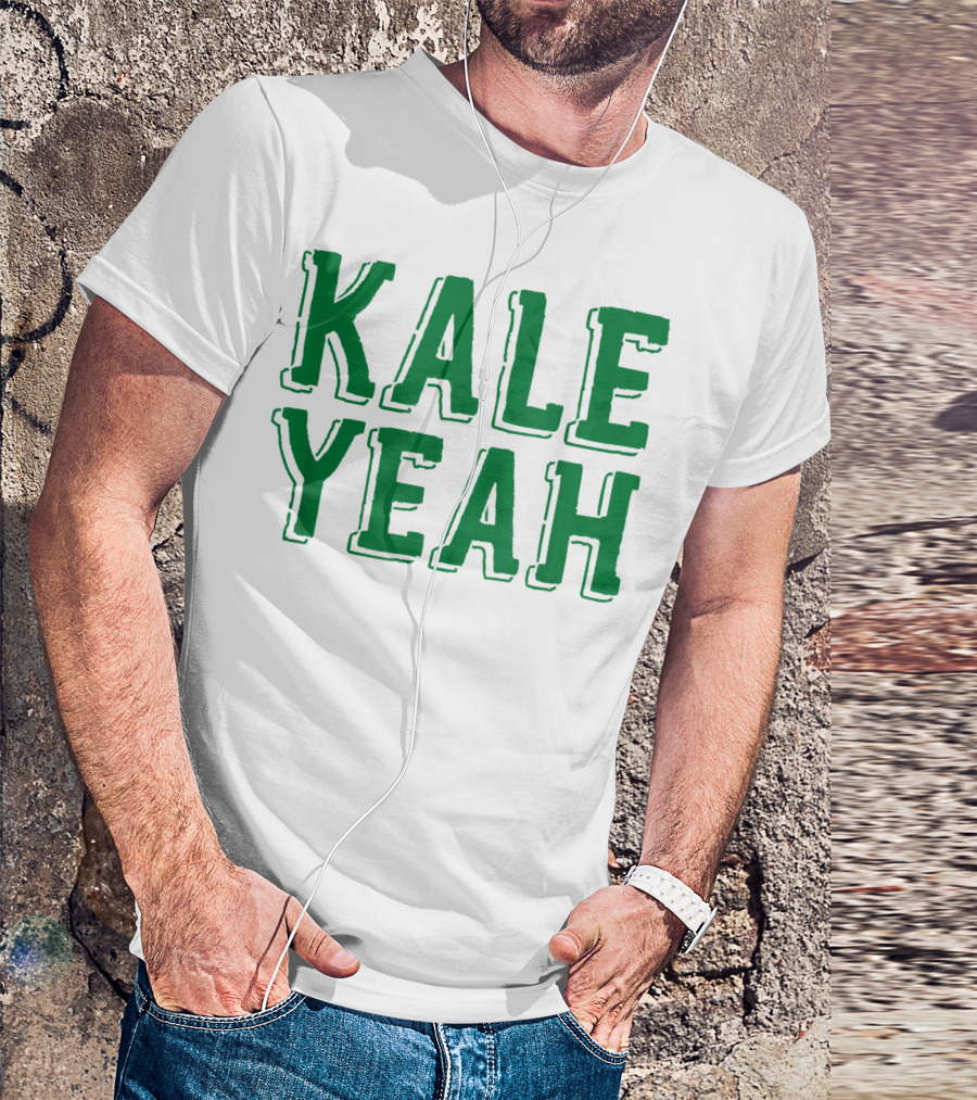 Kale Yeah Vegetarian Vegan Christmas Dad T-Shirt