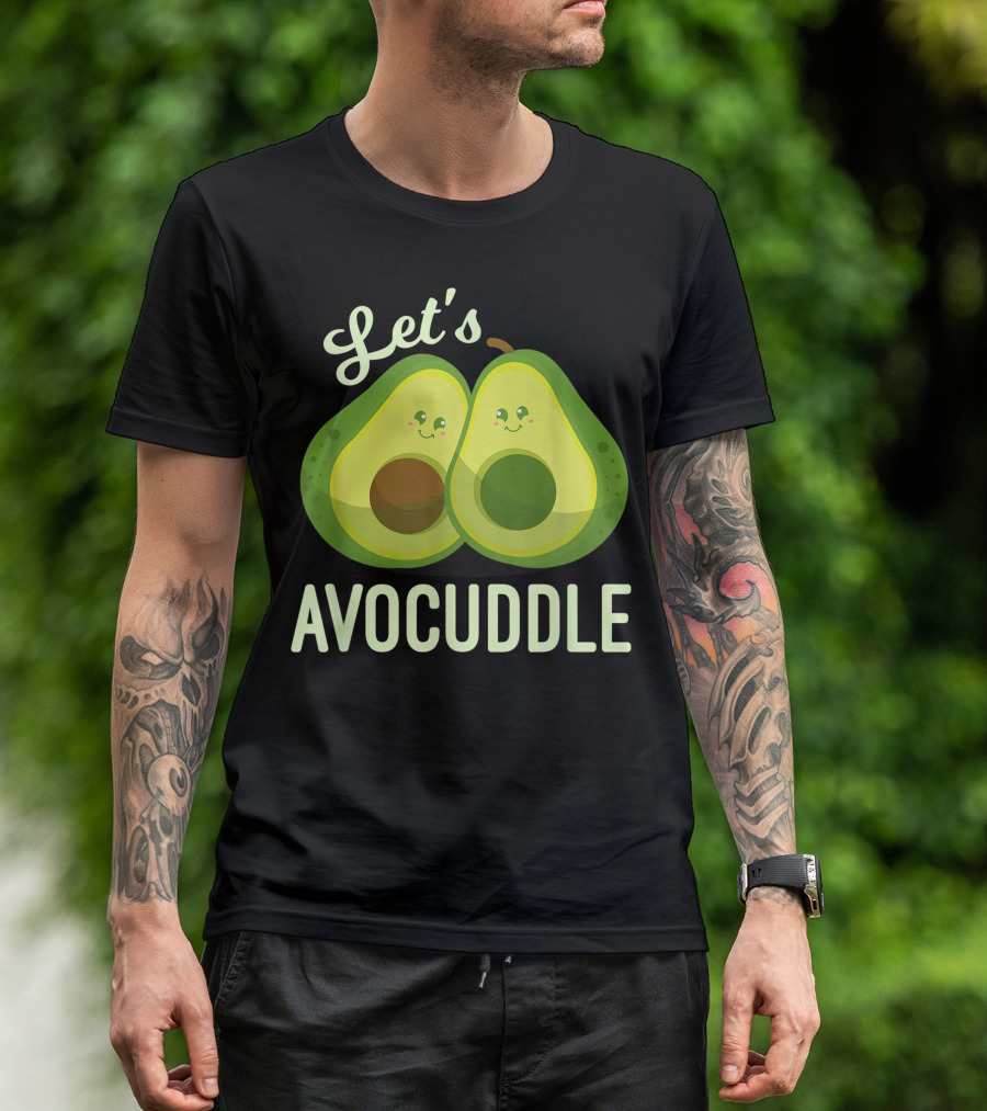 Let's Avocuddle Avocado Vegan Lover T-Shirt