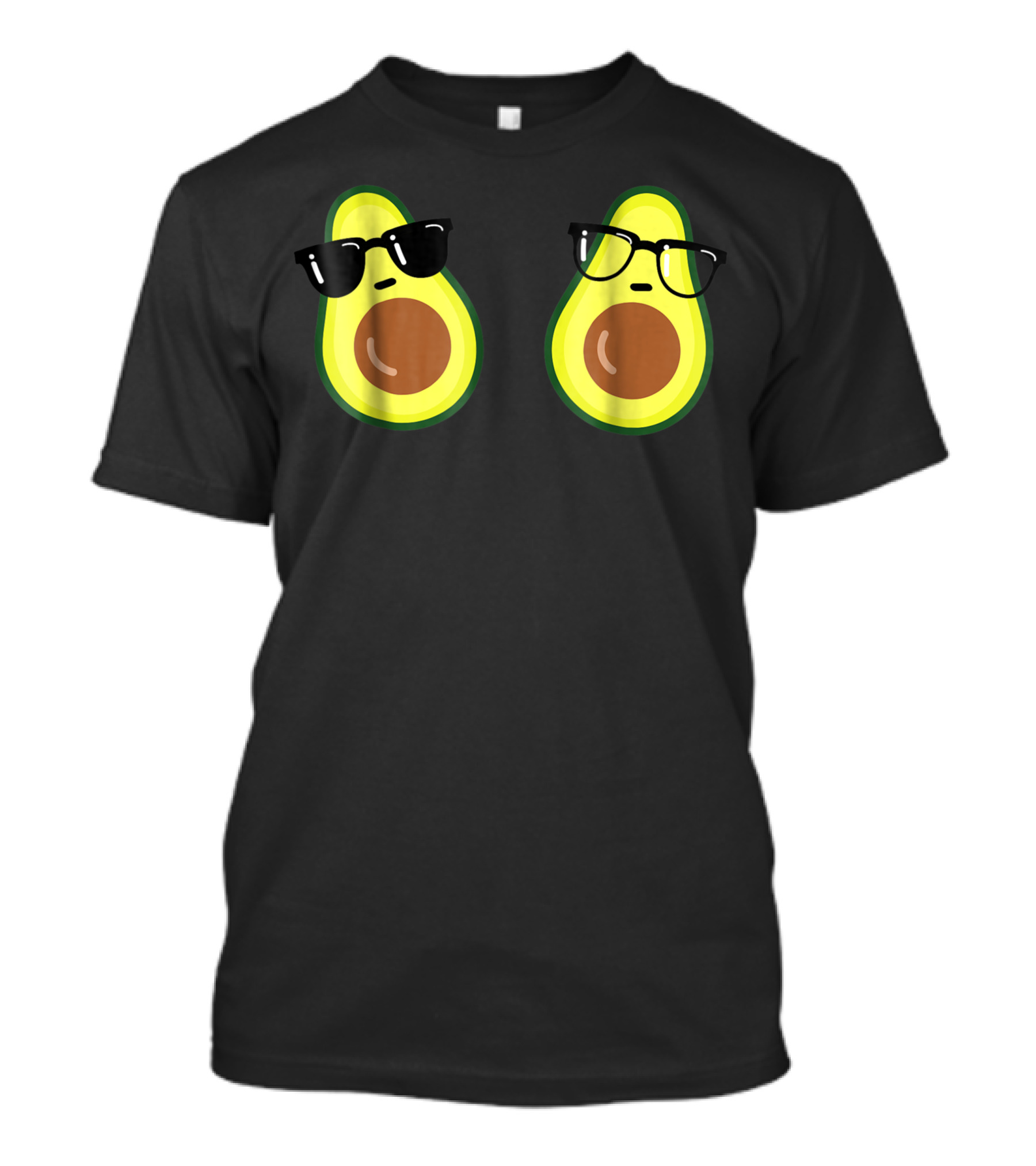 Lets Avocuddle Cool Avocado Vegan Vegetarian Holy Guacamole T-Shirt