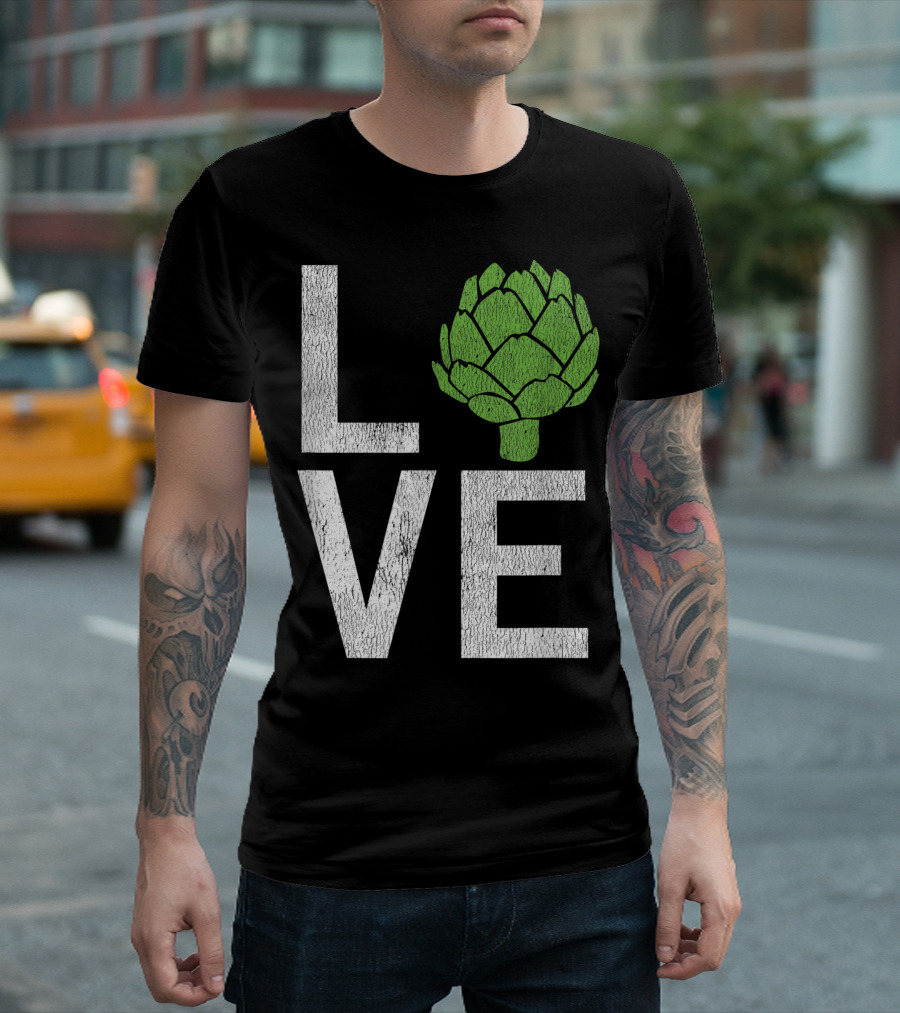 Love Artichoke Vegetable T-Shirt