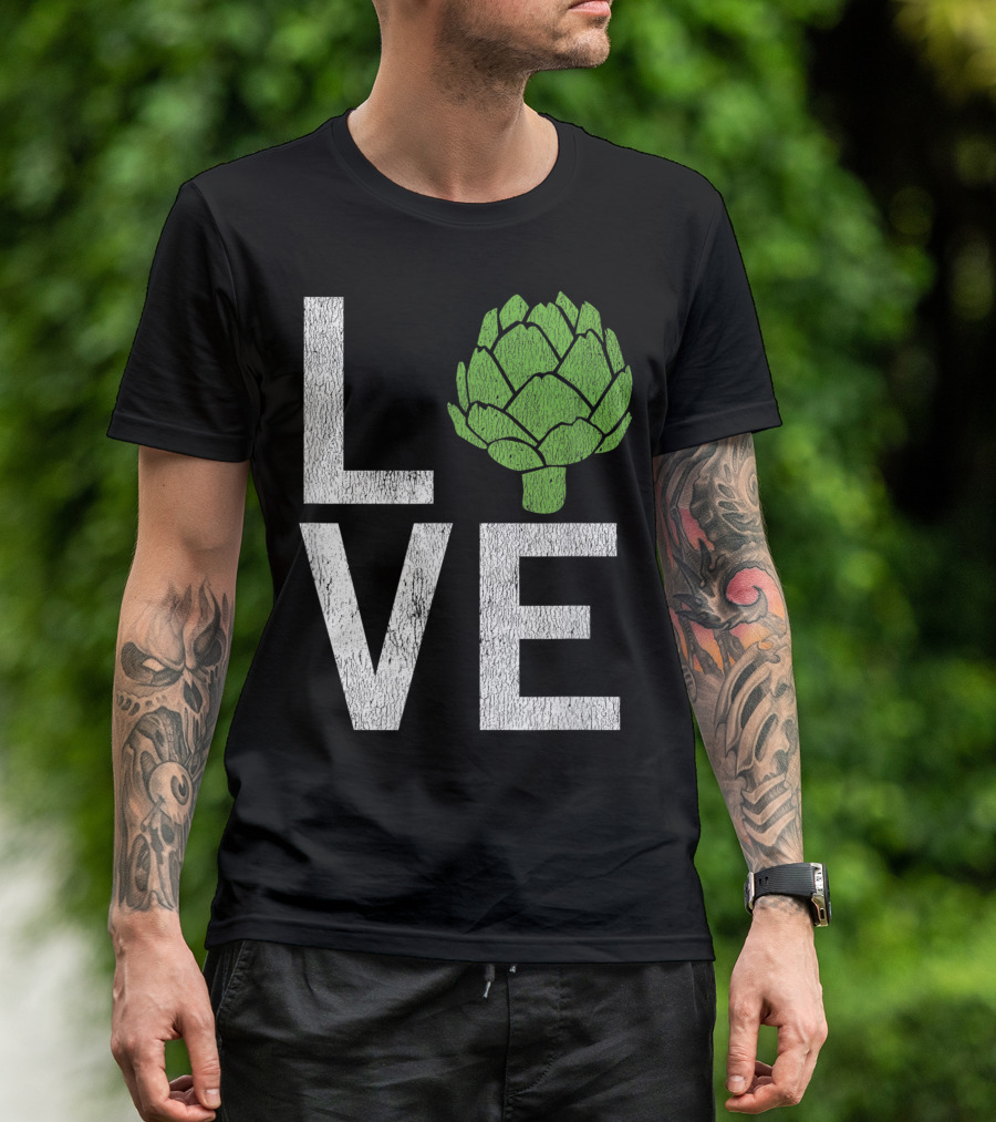 Love Artichoke Vegetable T-Shirt