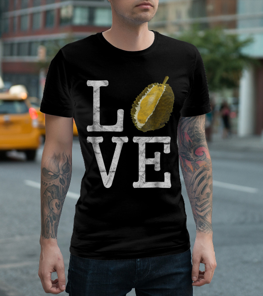 Love Durian Fruits Cook Cooking Food T-Shirt