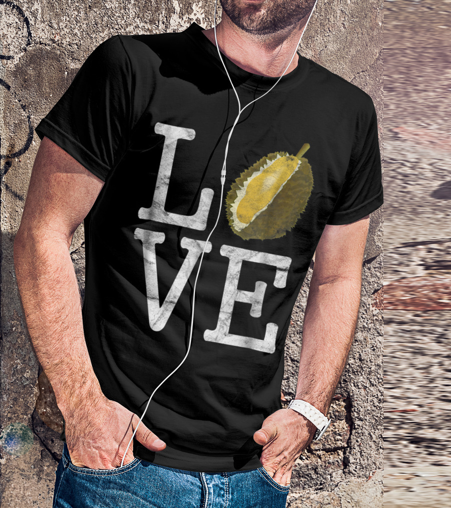 Love Durian Fruits Cook Cooking Food T-Shirt