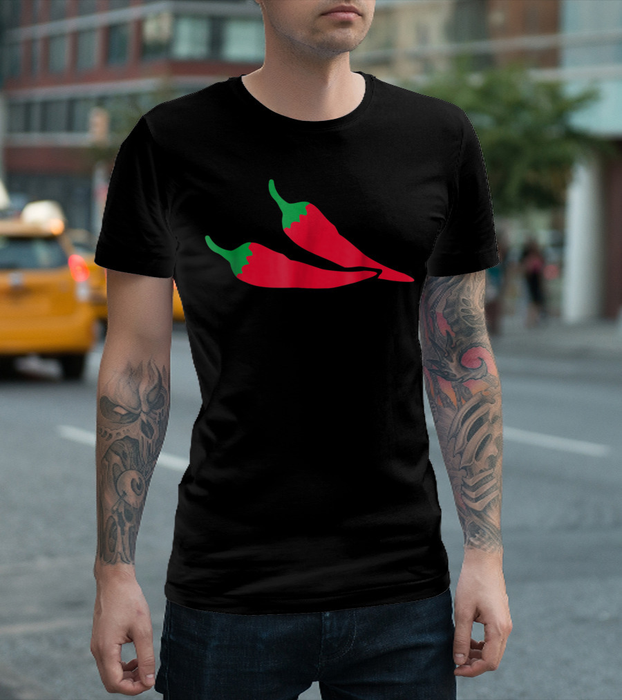 Red Chilies Peppers Duo T-Shirt