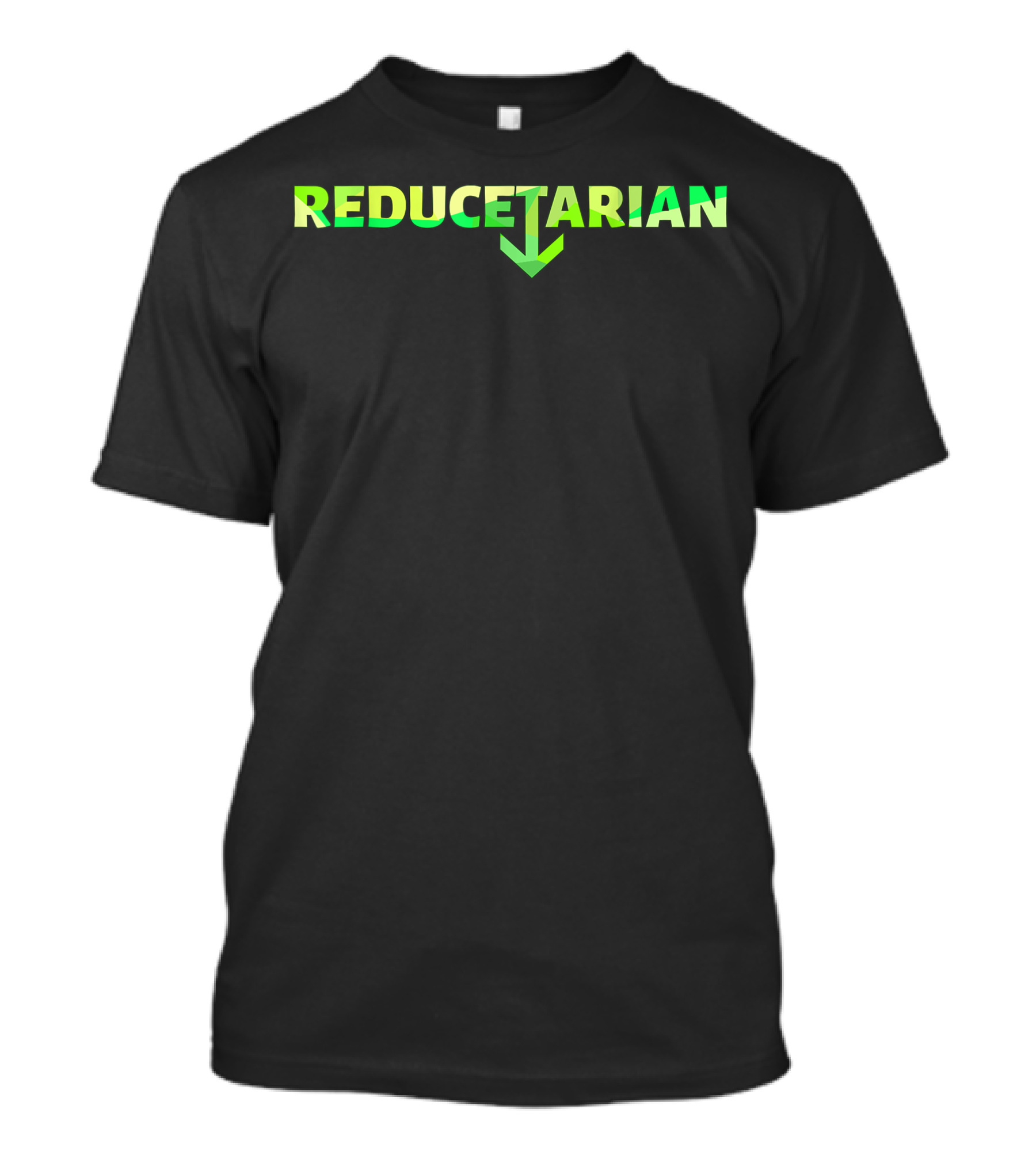 Reducetarian Environmental And Ethical Focus With Downward Arrow T-Shirt
