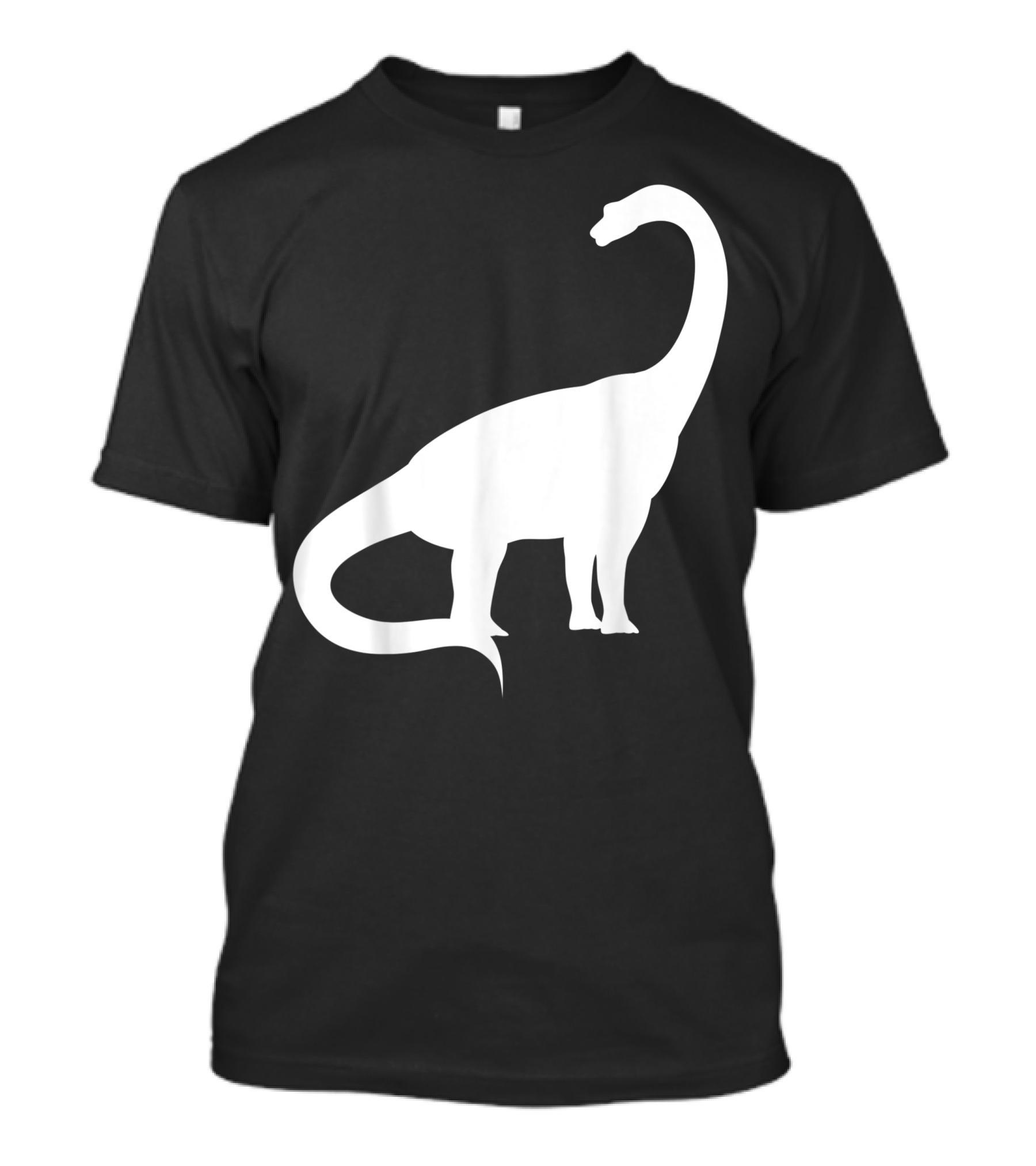 Retro Brachiosaurus Dinosaur Vegetarian T-Shirt