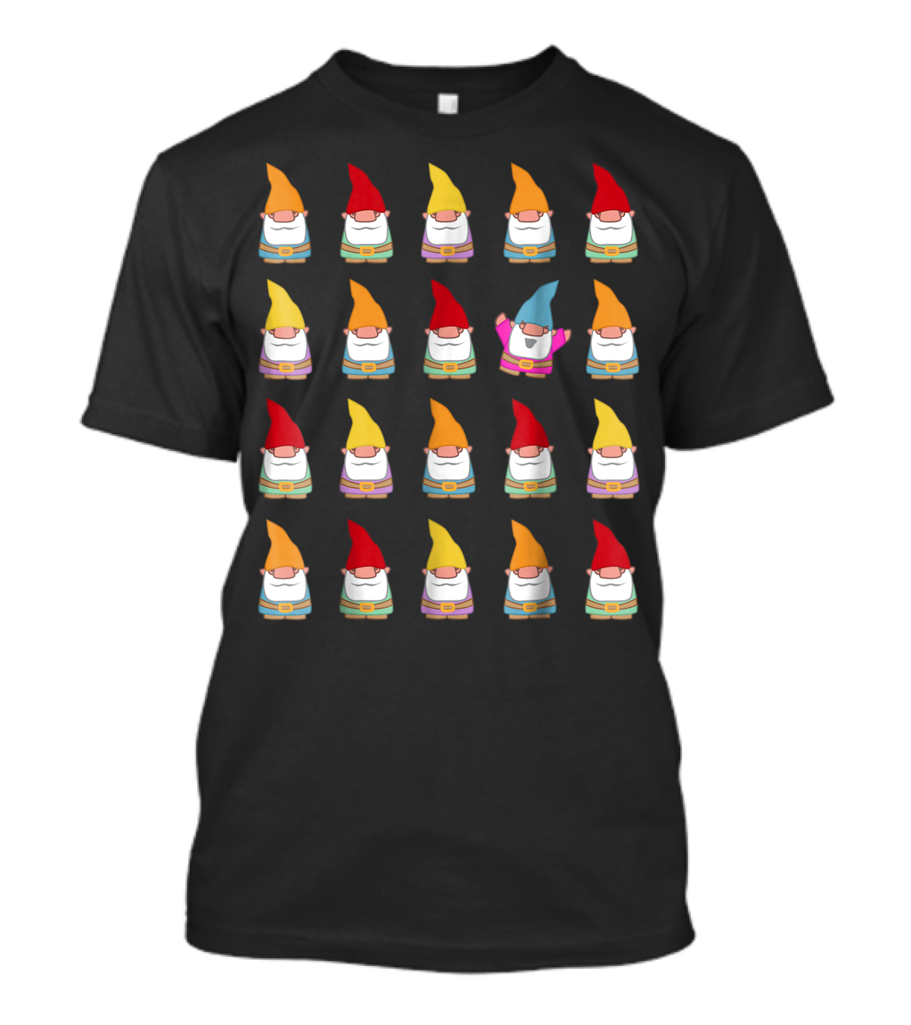 Stand Out Cute Gnome Gardening T-Shirt