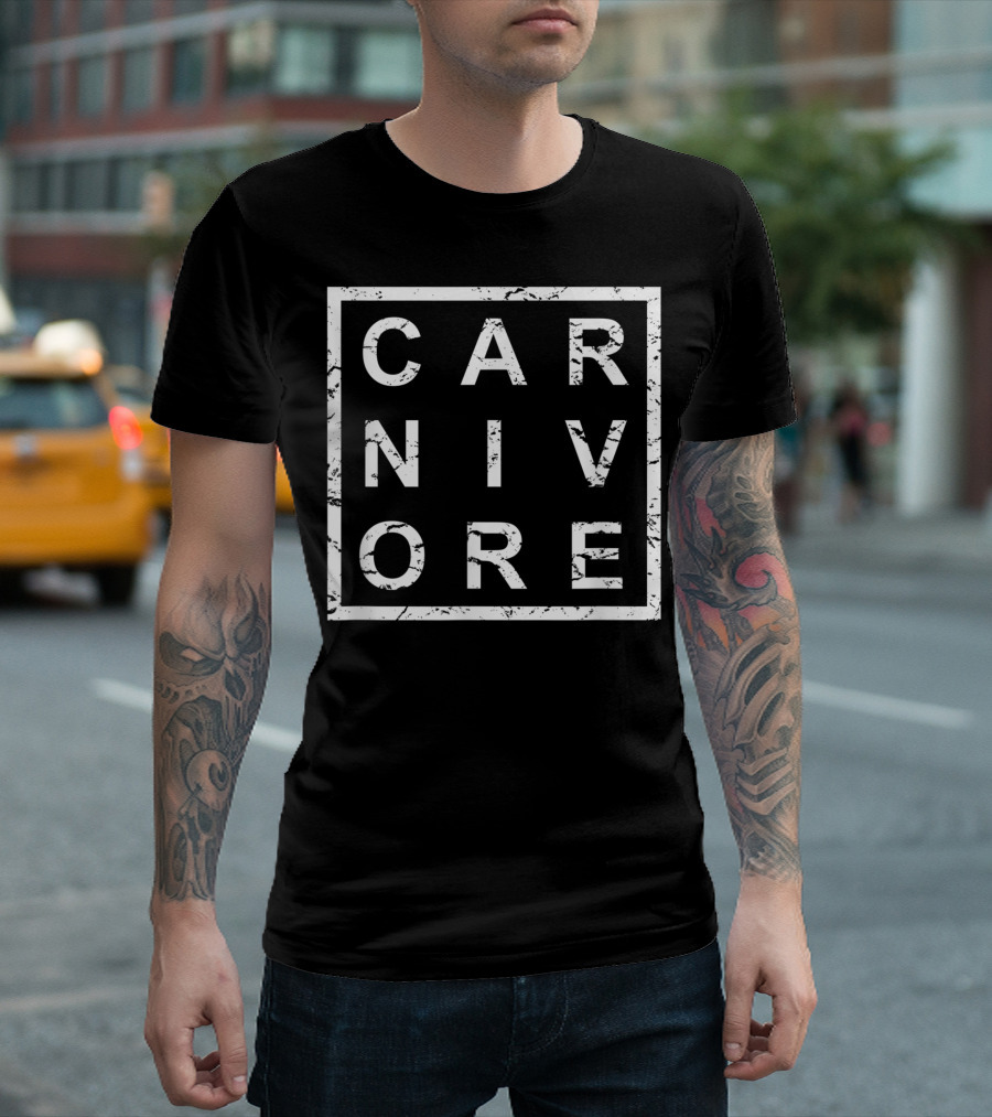 Carnivore Bold Minimalist Lettering T-Shirt