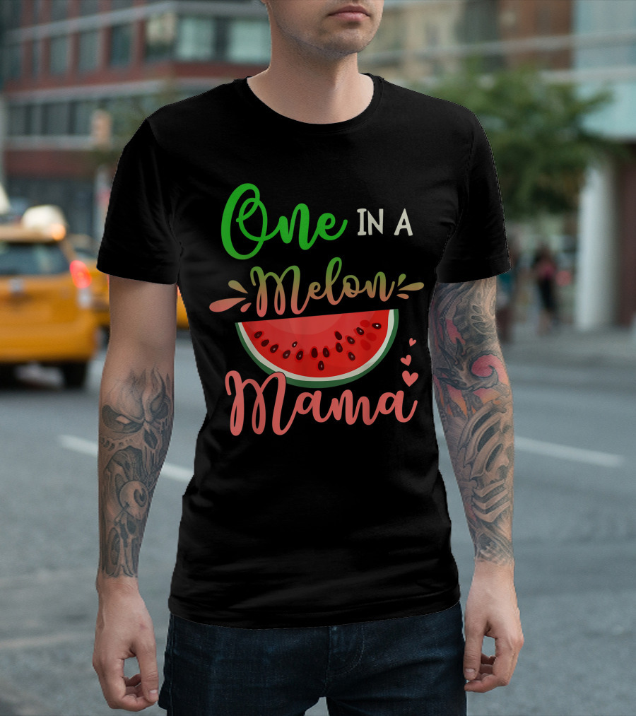 One In A Melon Mama Birthday Party T-Shirt