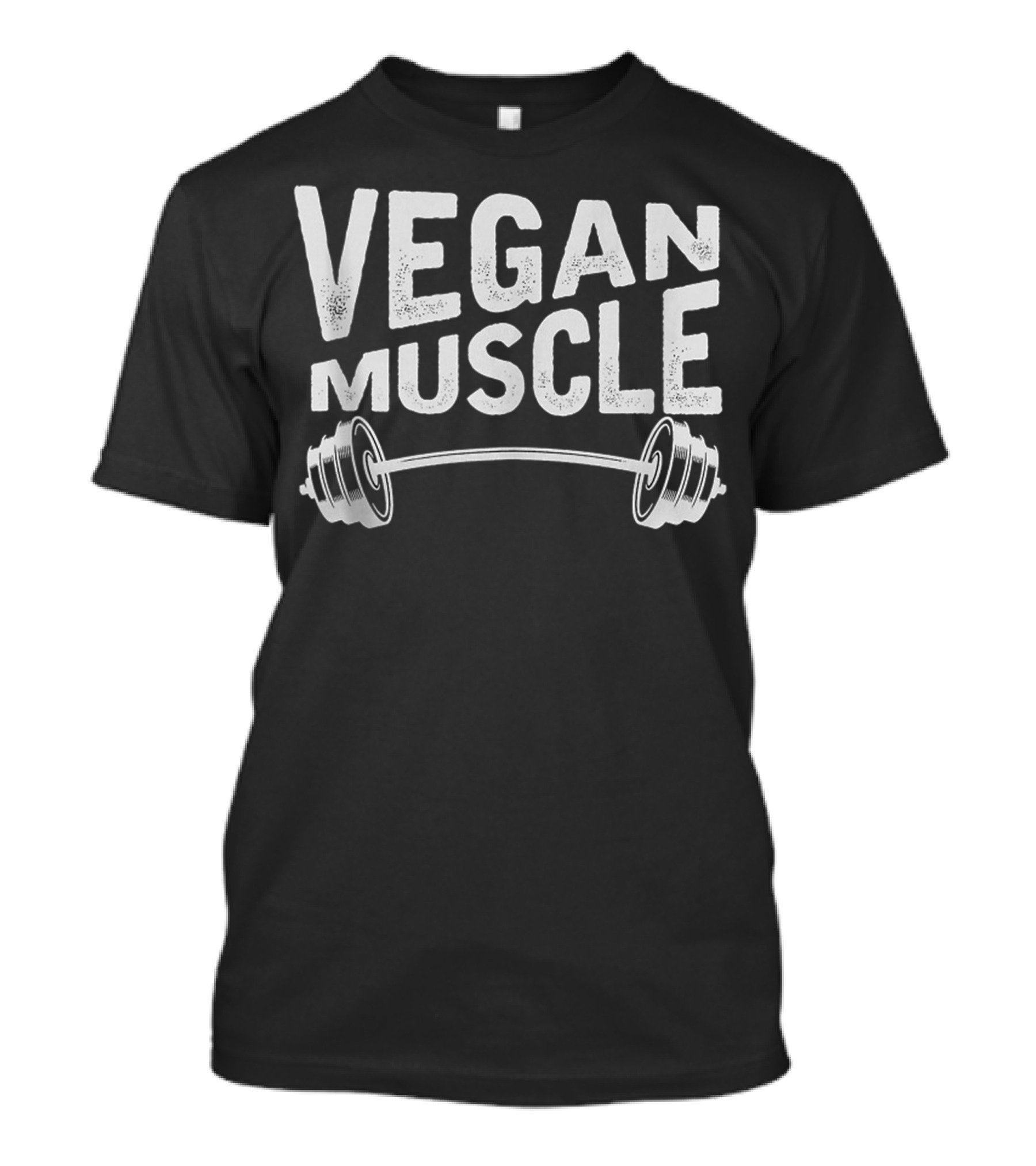 Vegan Muscle Plant Powered Gym Fitness Training Co Vegeterian T-Shirt
