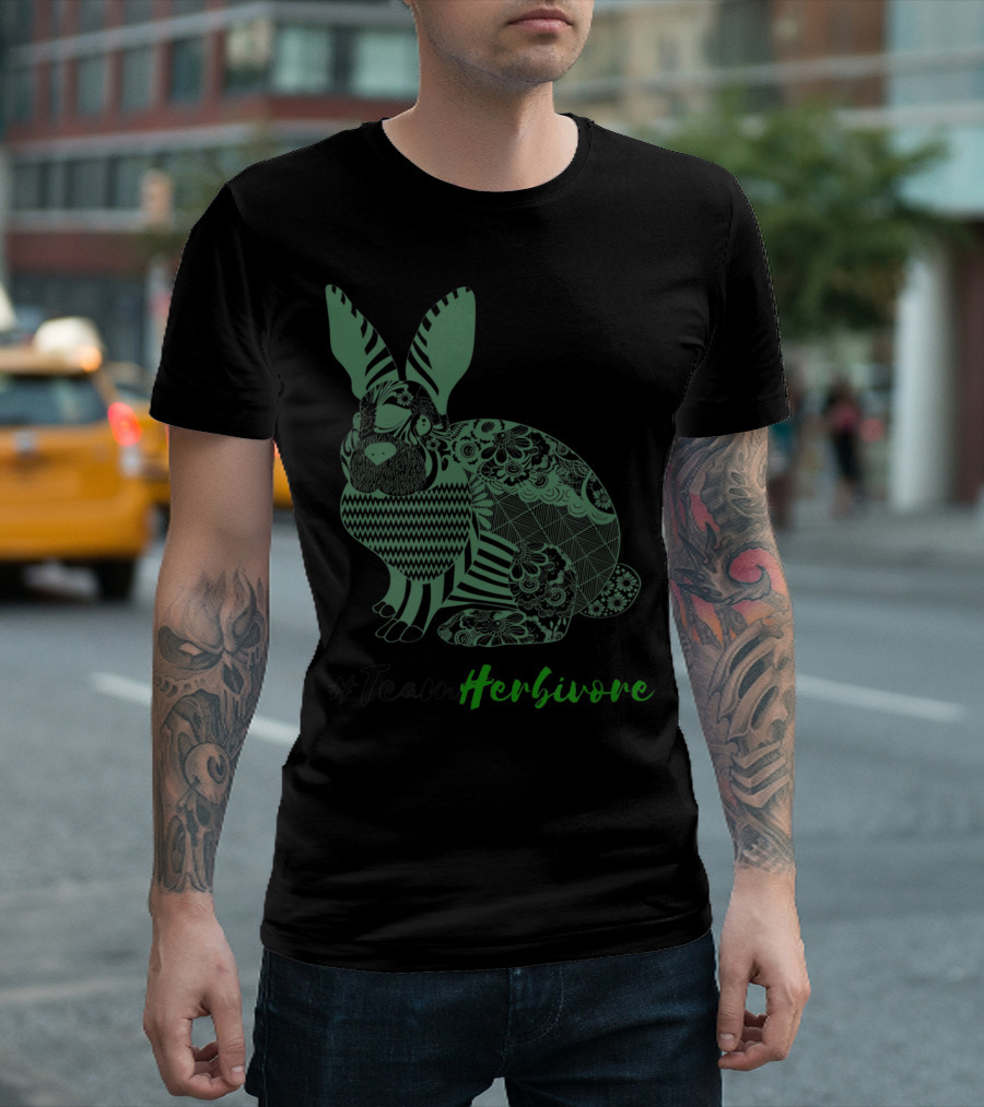 TeamHerbivore Veganism Bunny T-Shirt