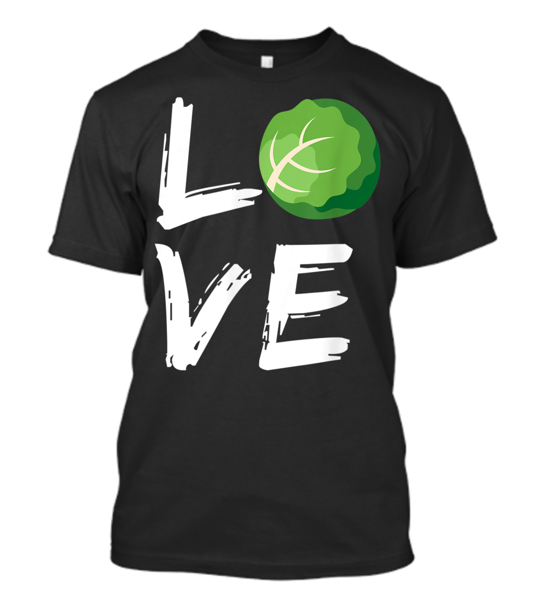 Love Green Cabbage Vegan Vegetarian Gardeners T-Shirt