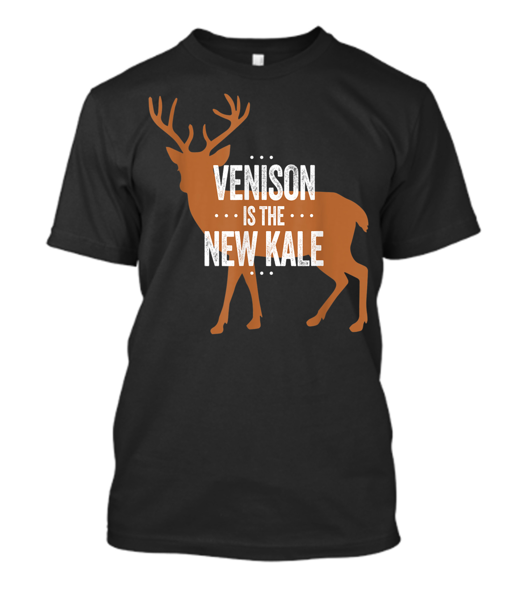 Venison Is The New Kale Deer Hunter Meat Eater Anti Vegan W2 T-Shirt
