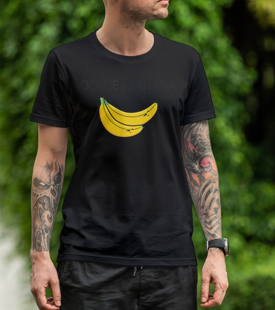 Dolce And Banana Nana Fruit Vegan Veggie Healthy Funny Bananas T-Shirt