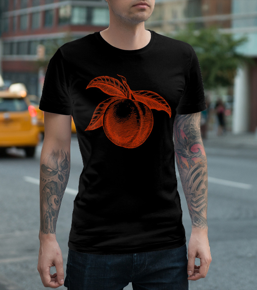 Peach Retro Fruit Vintage Peach T-Shirt