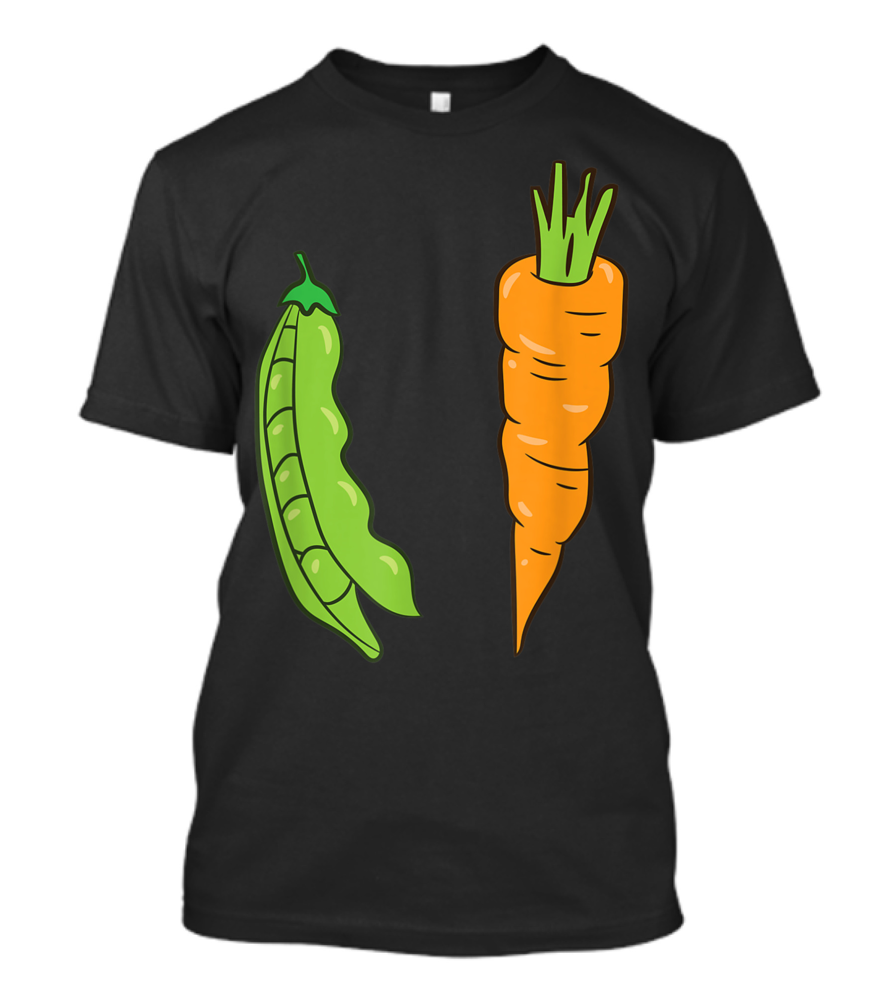 Peas And Carrots Vegetable Peas Carrot Iconic Duo T-Shirt