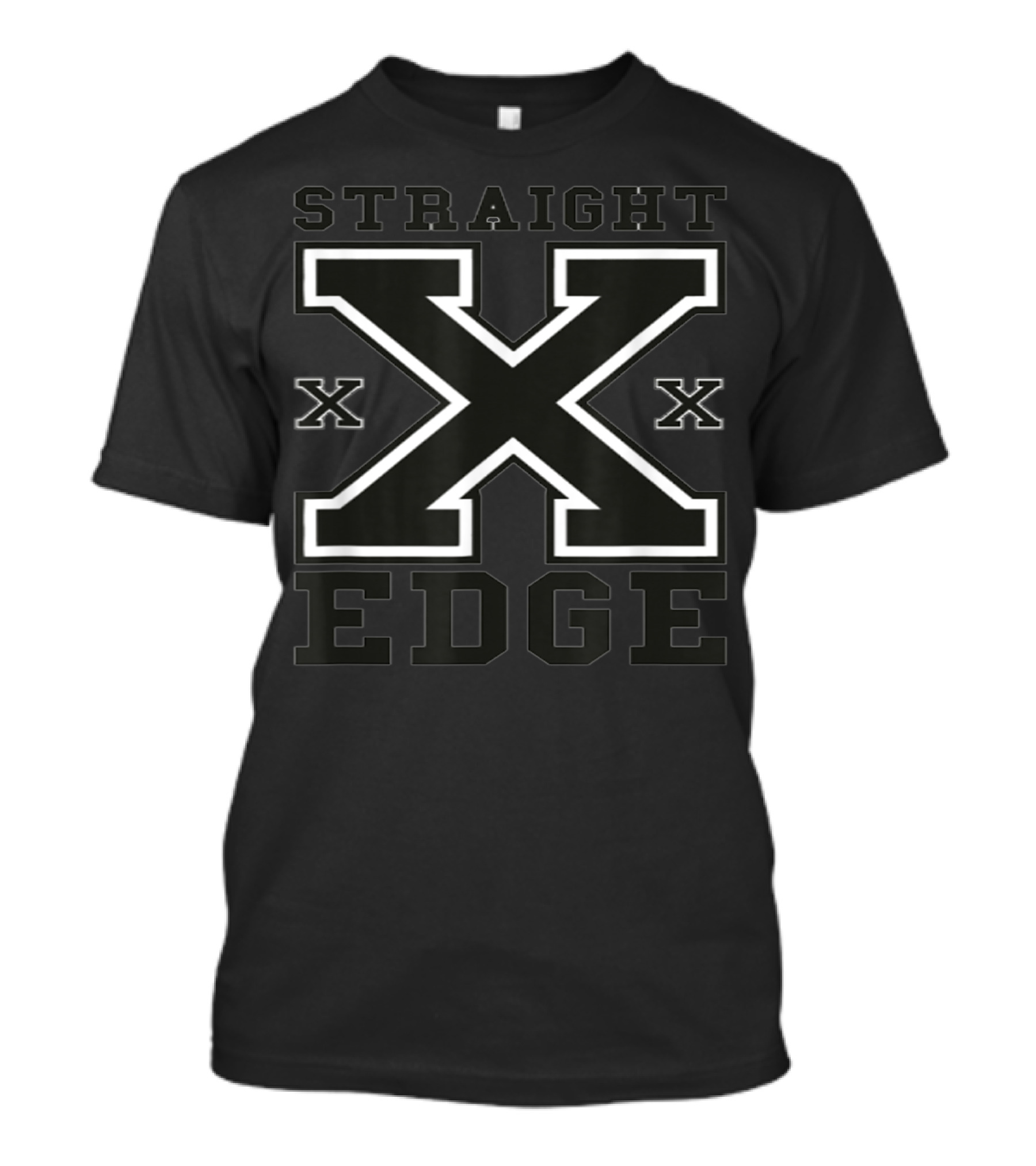 Straight Edge XxX Bold Distressed T-Shirt