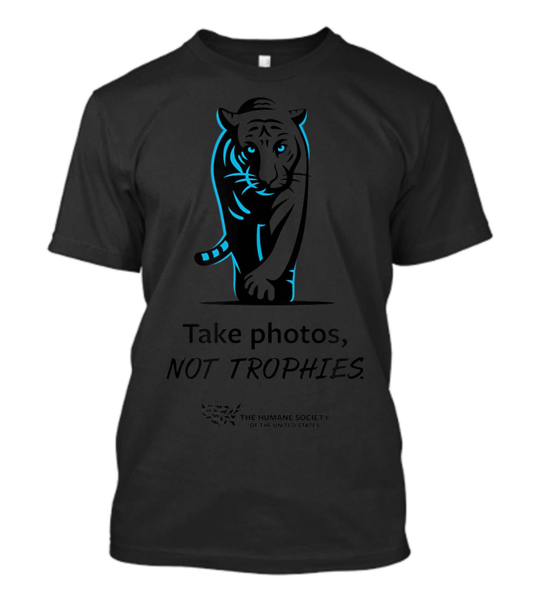 The Humane Society Of The United States Take Photos Not Trophies Panther T-Shirt