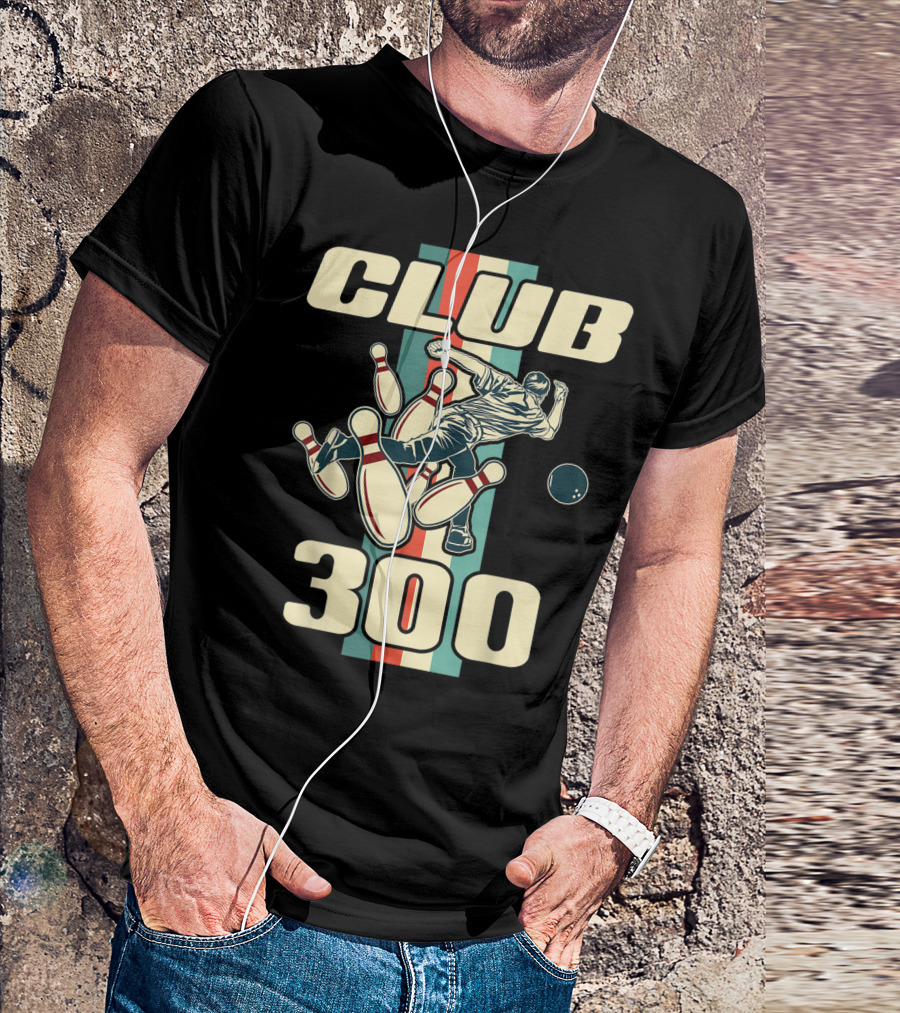 Club 300 Bowling Vintage 300 Bowling T-Shirt