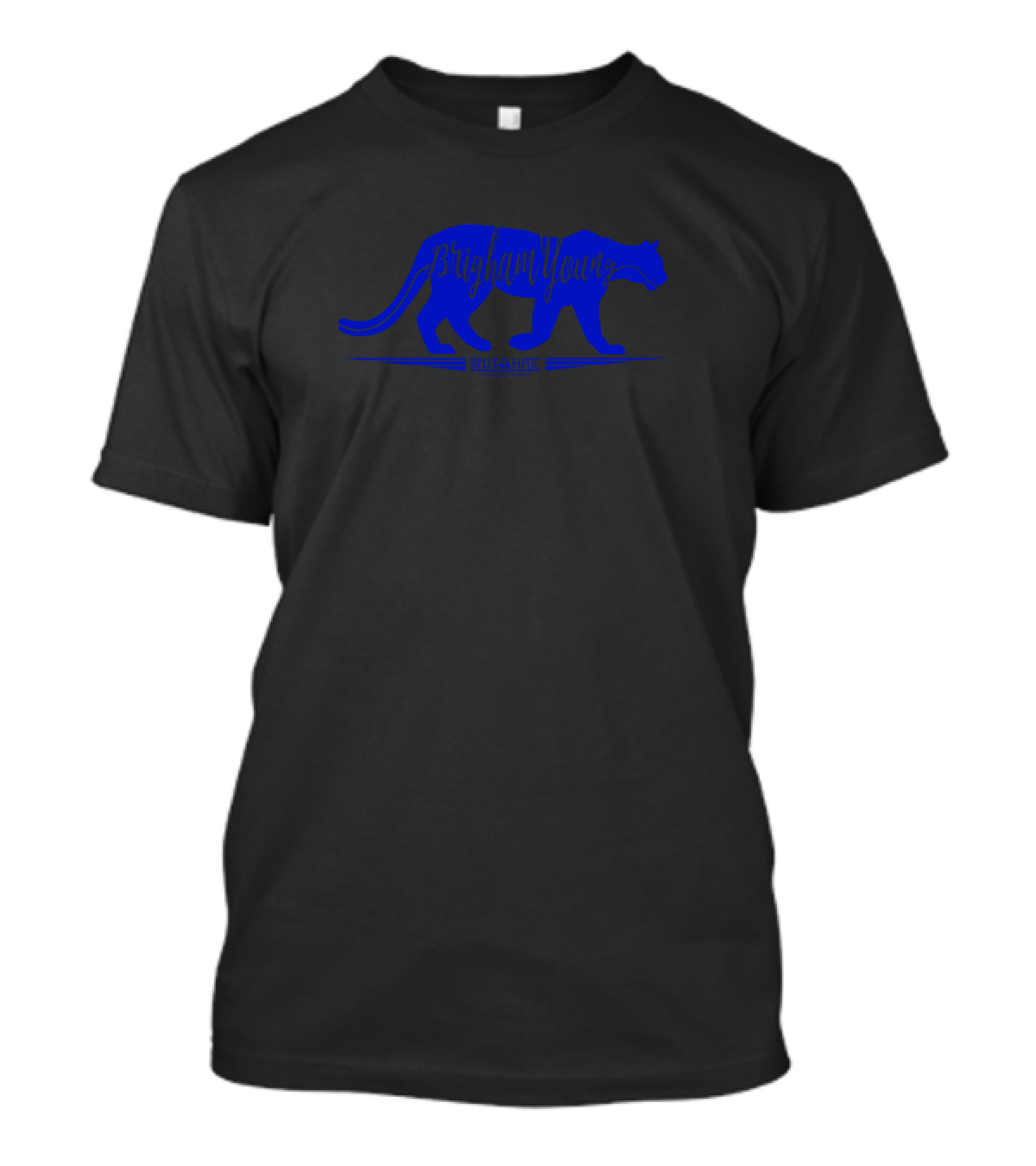 Brigham Young Cougar Blue Utah Hit T-Shirt