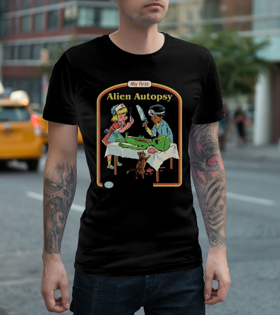 My First Alien Autopsy Activities For Children Retro T-Shirt