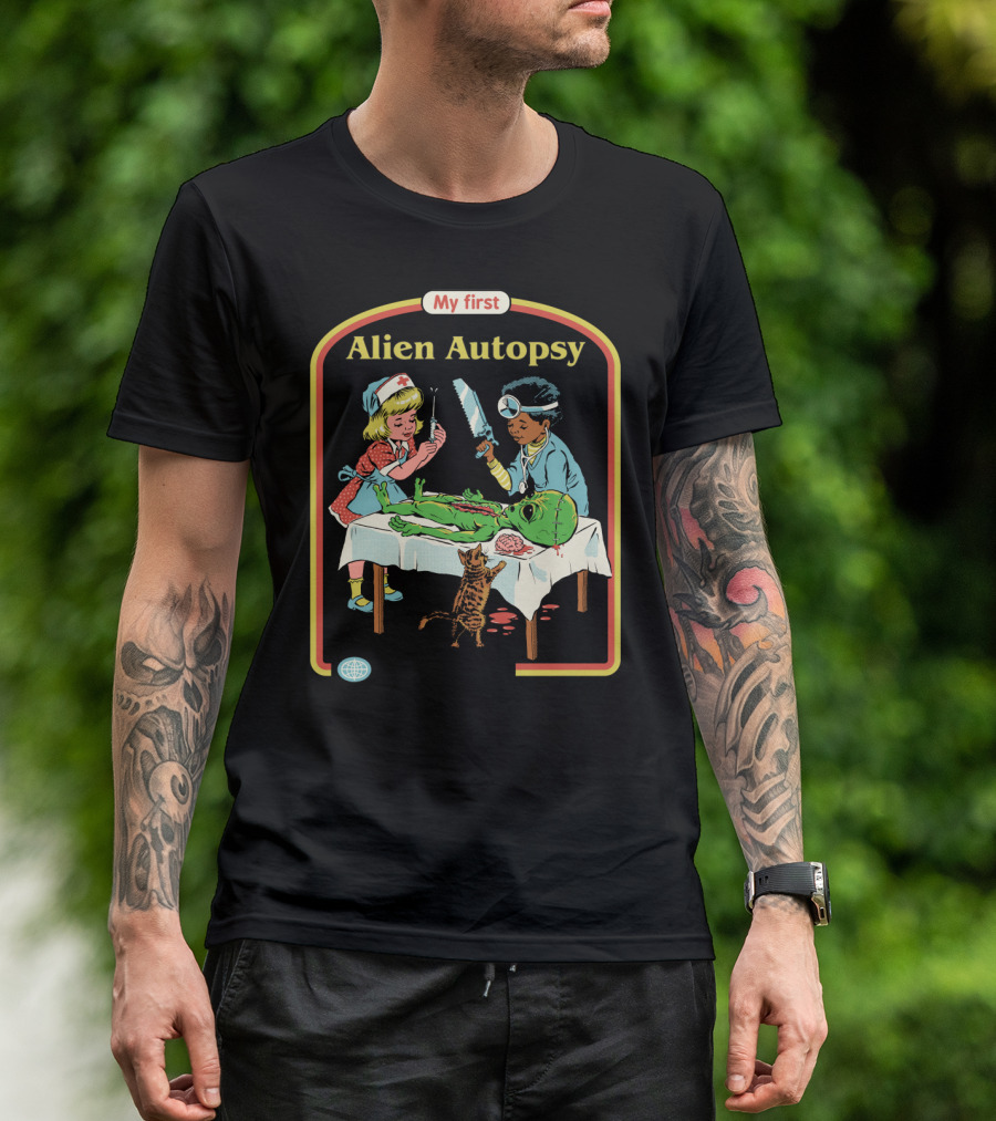 My First Alien Autopsy Activities For Children Retro T-Shirt